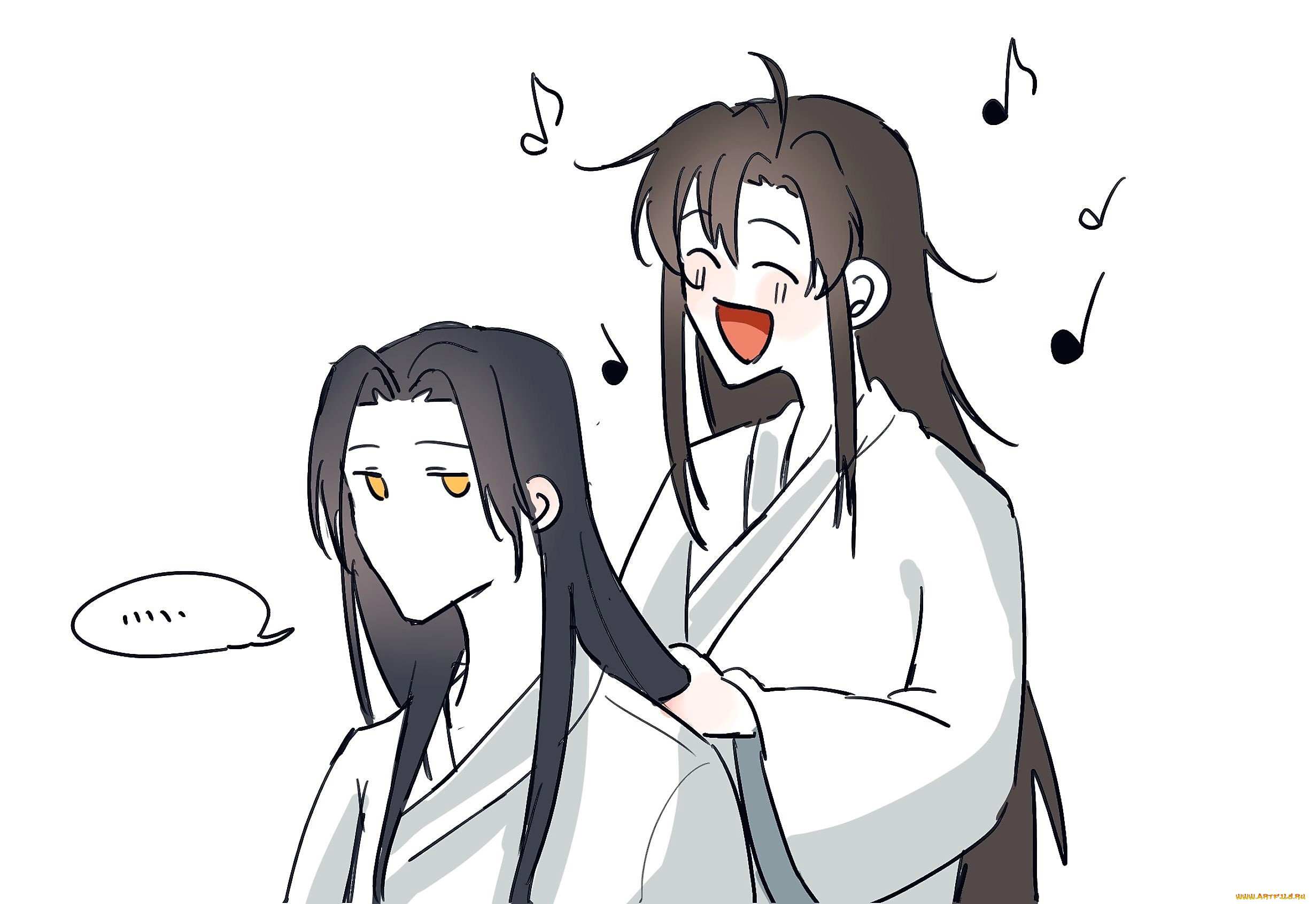 рисованное, комиксы, вэй, усянь, лань, ванцзи