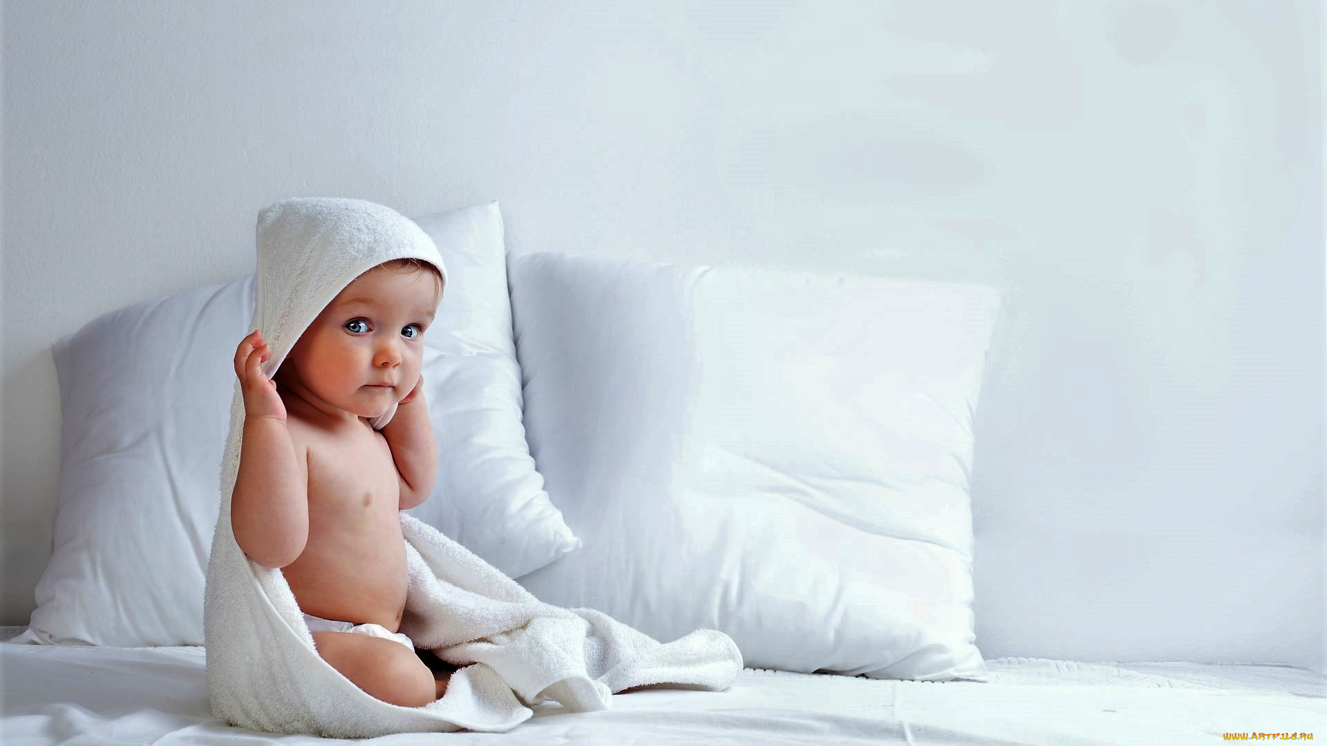 разное, дети, ребенок, полотенце, подушки