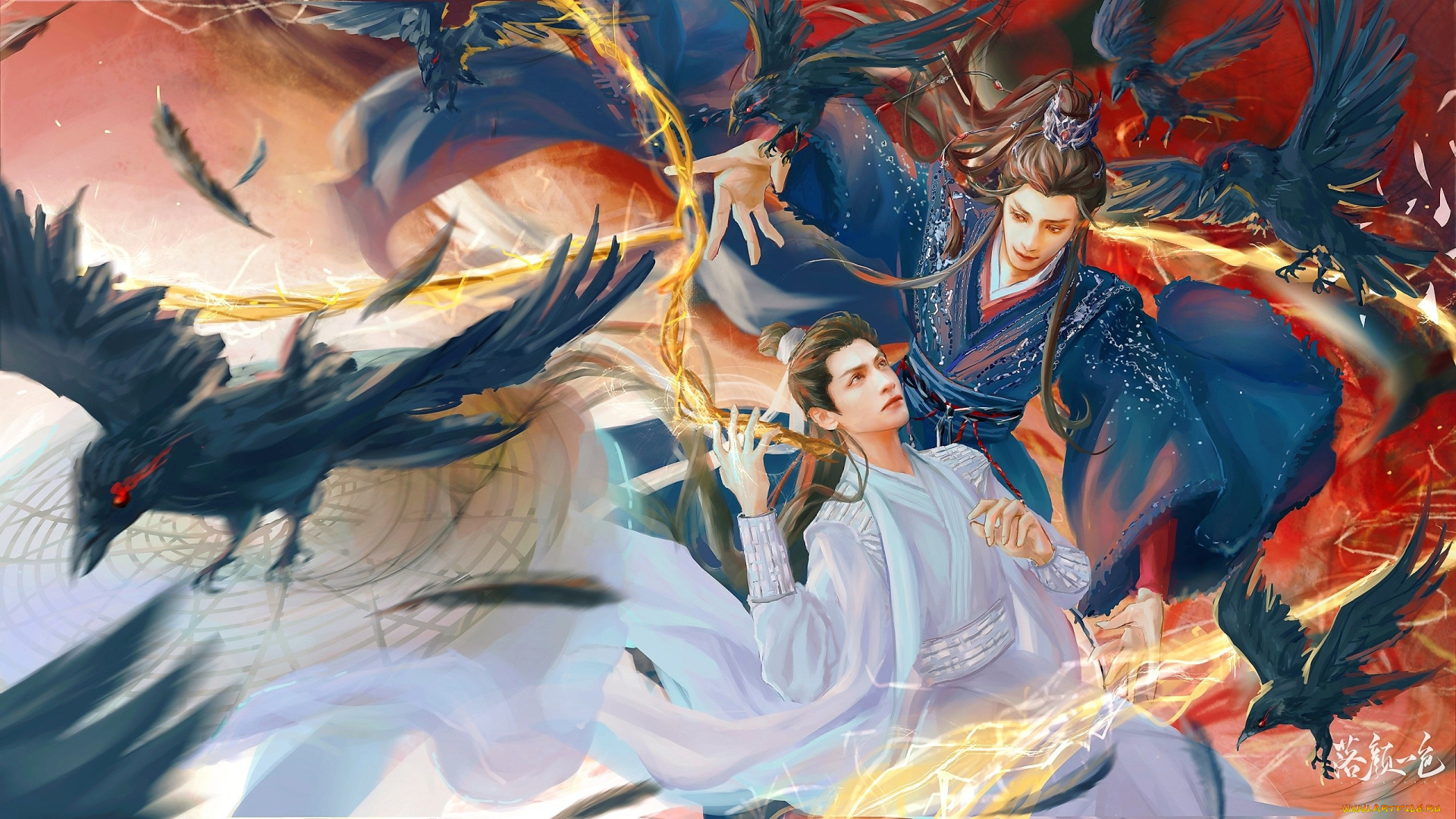 рисованное, кино, , мультфильмы, заклинатели, магия, вороны