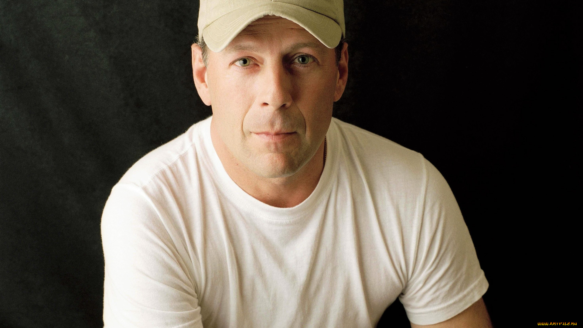 мужчины, bruce, willis, актер, кепка, футболка