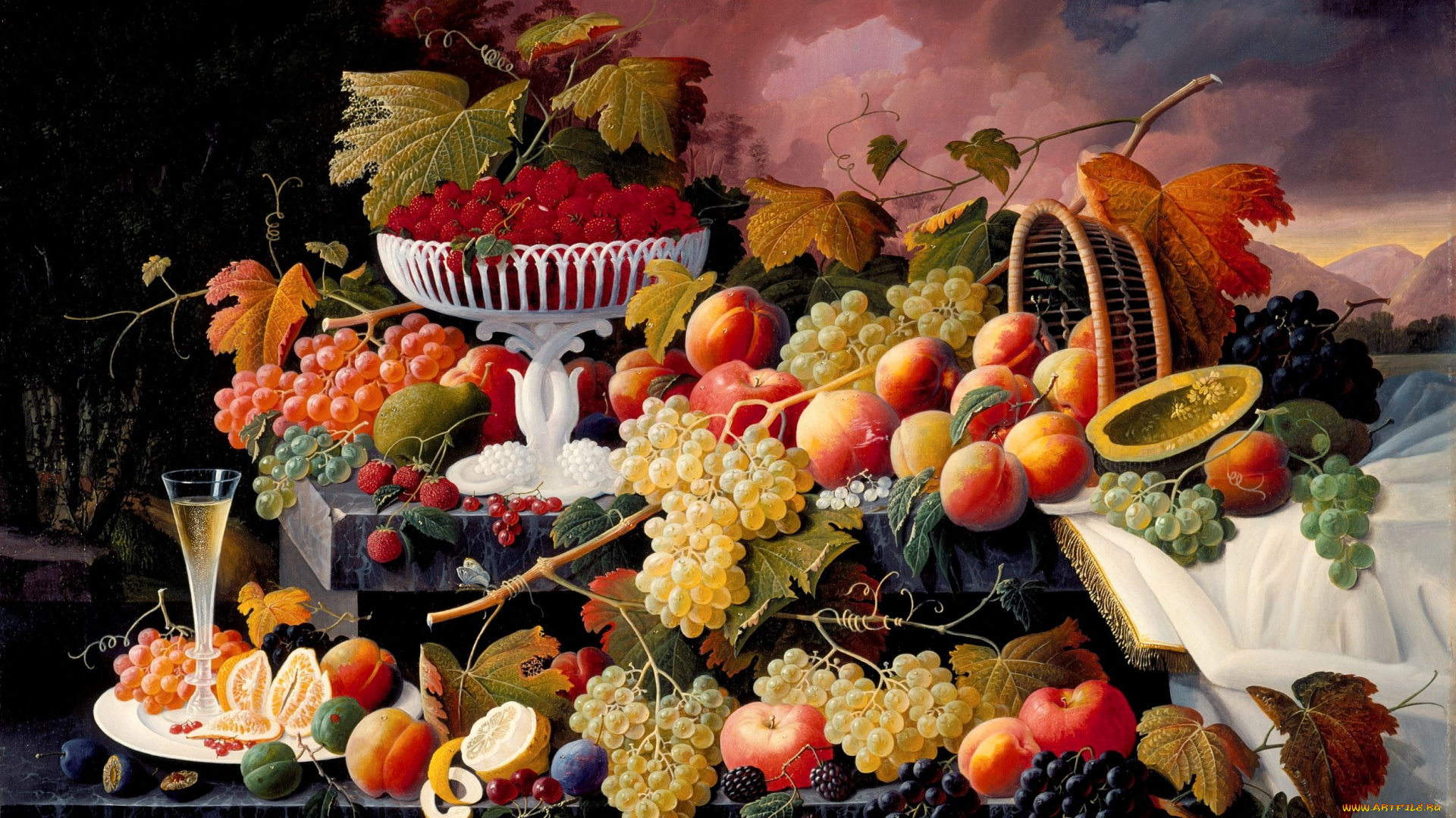 рисованное, живопись, натюрморт