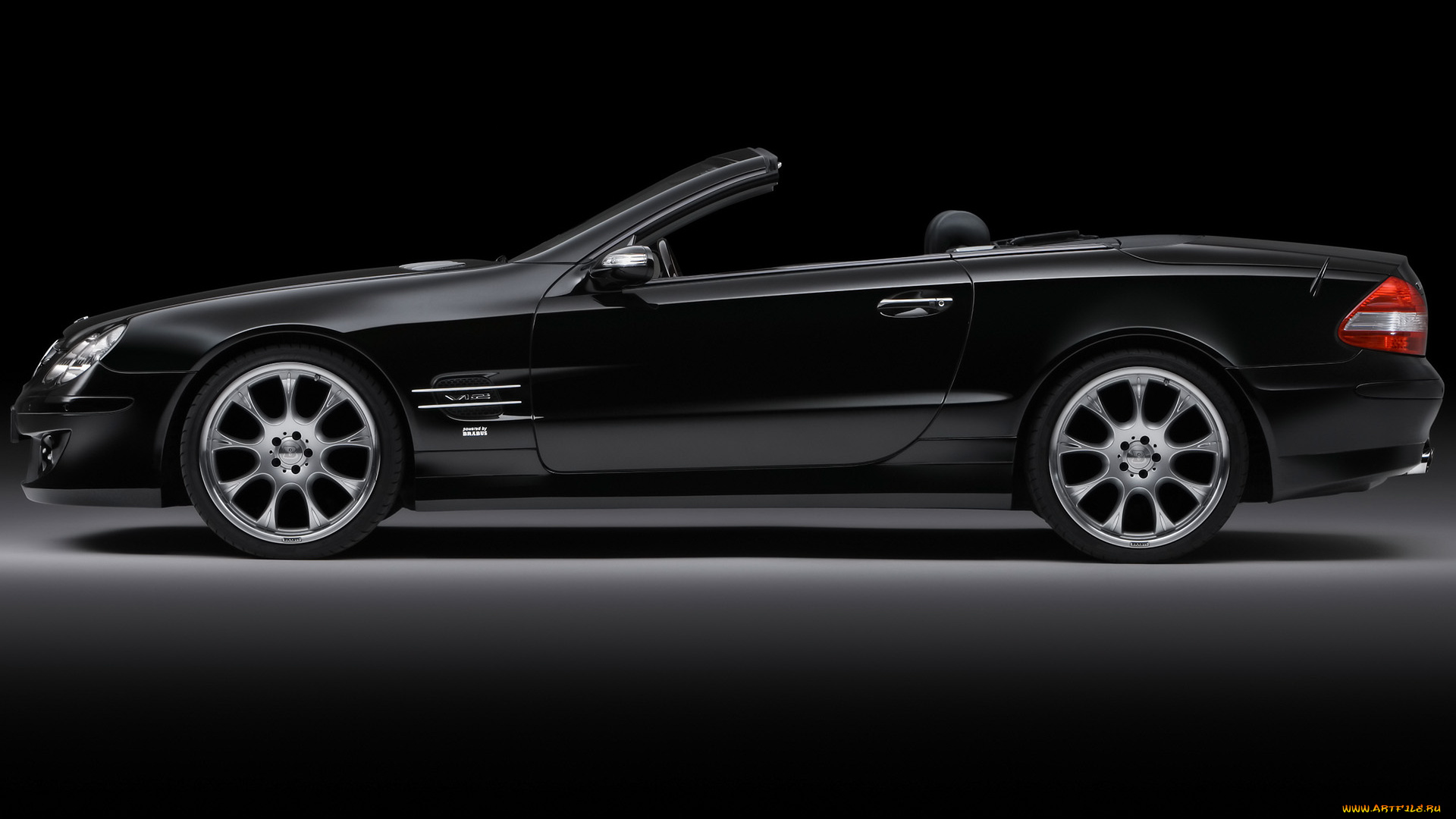 2006, brabus, sv12, biturbo, roadster, mercedes, benz, sl, class, автомобили