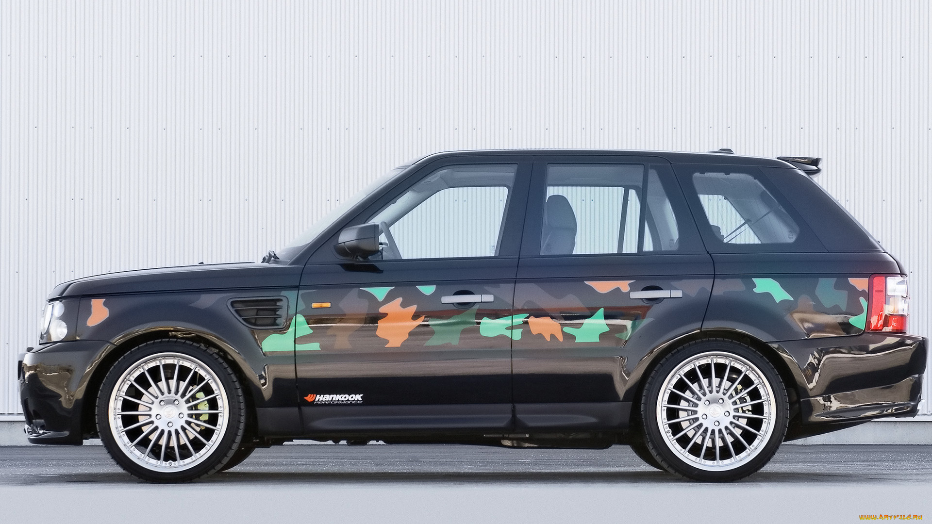 2006, hamann, range, rover, sport, camo, автомобили
