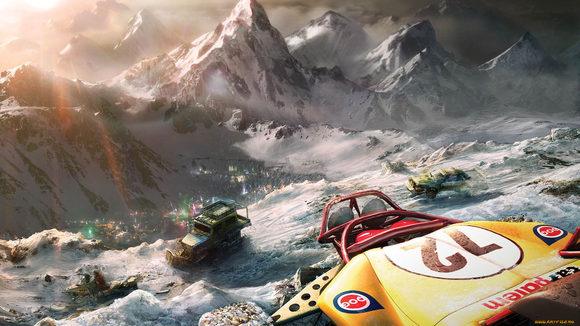 motorstorm, arctic, edge, видео, игры