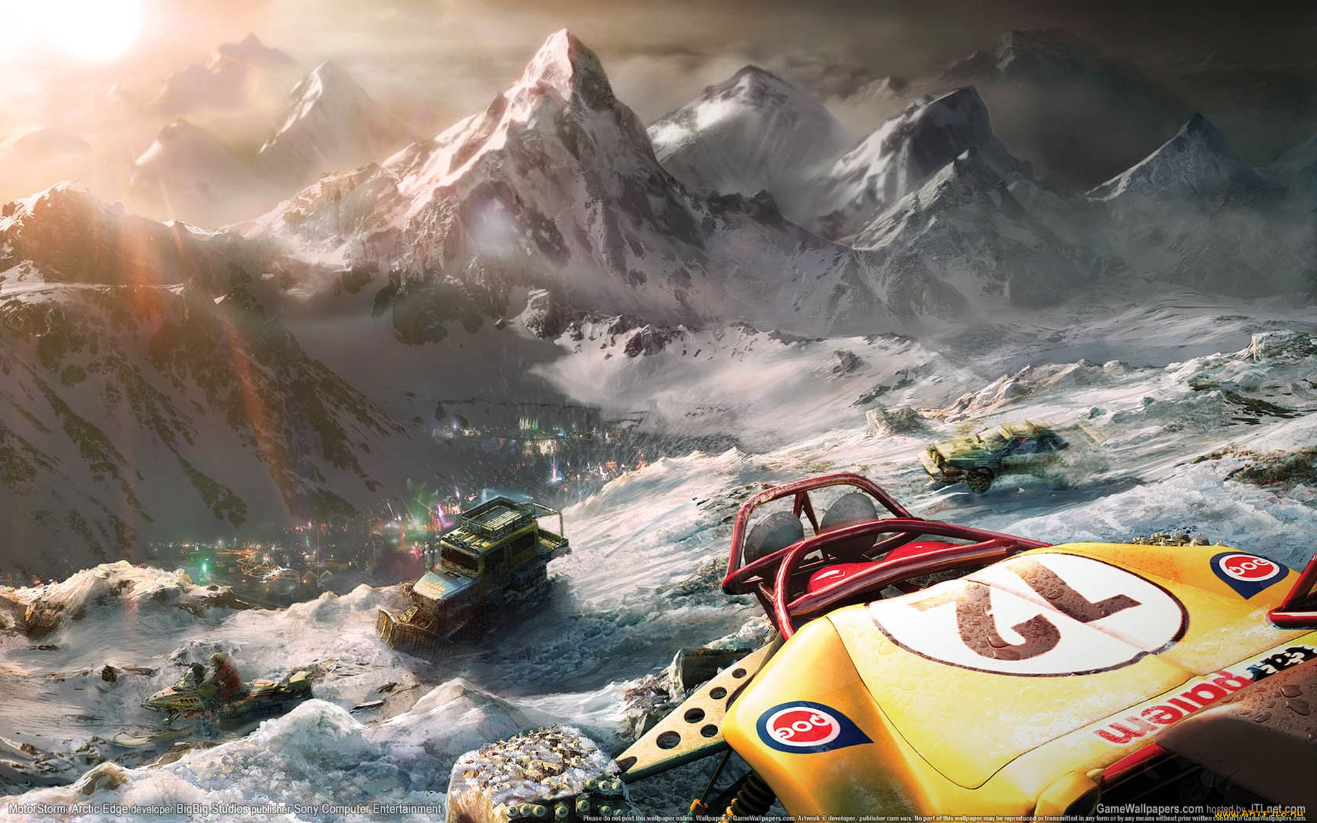 motorstorm, arctic, edge, видео, игры