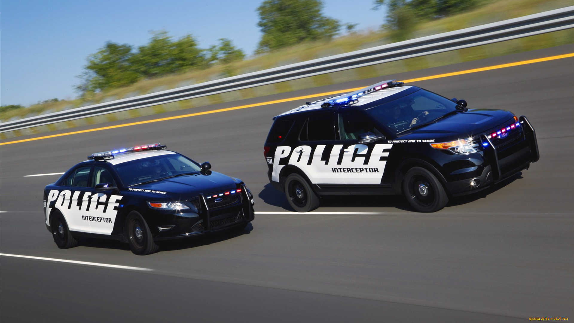 автомобили, полиция