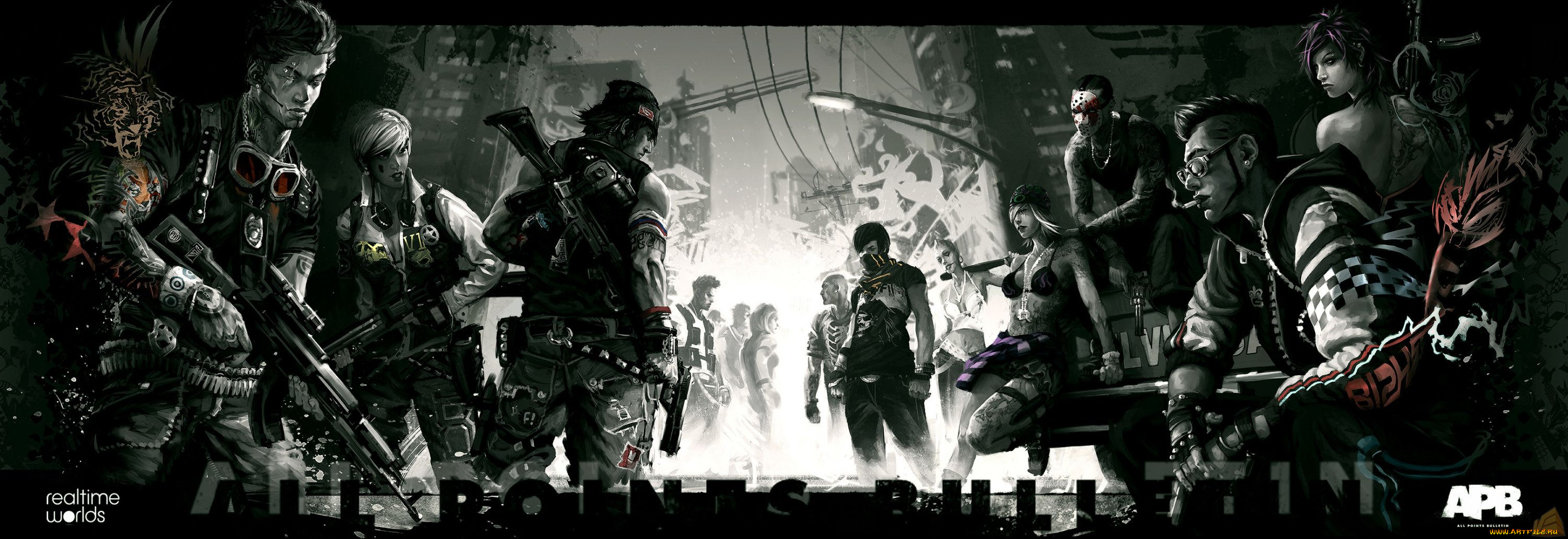 all, points, bulletin, apb, видео, игры