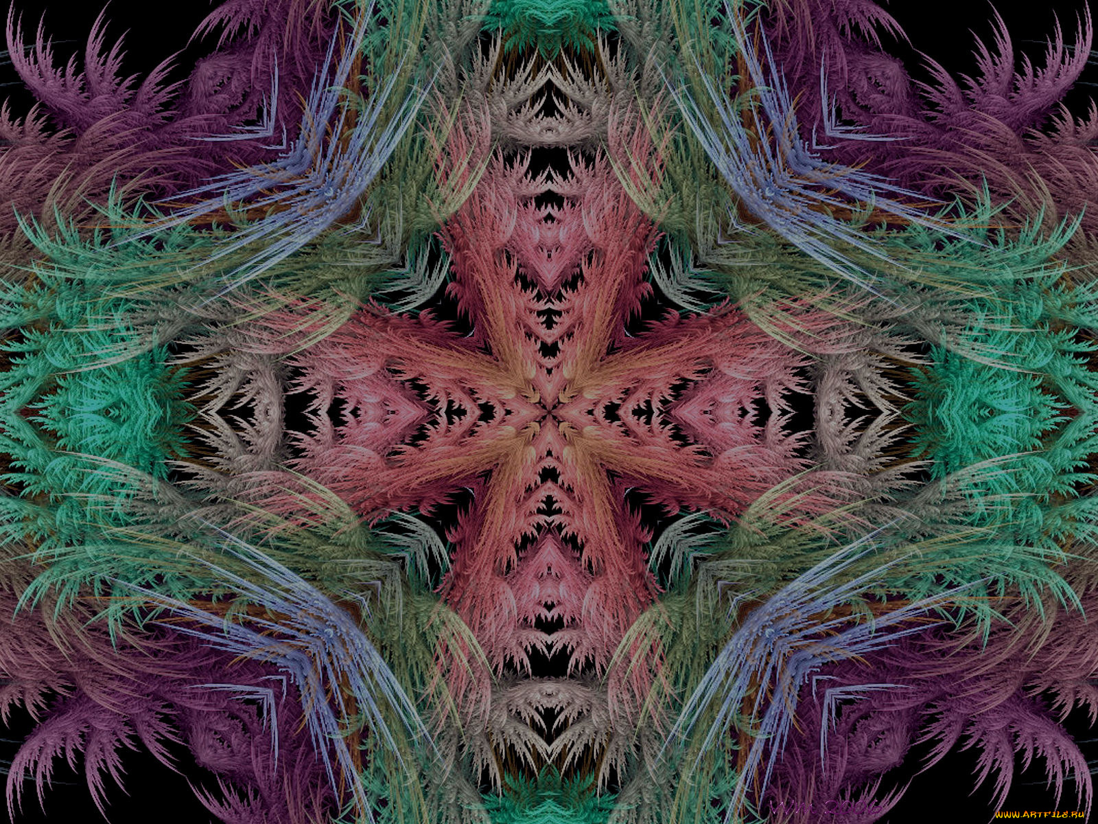 3д, графика, fractal, фракталы, абстракция