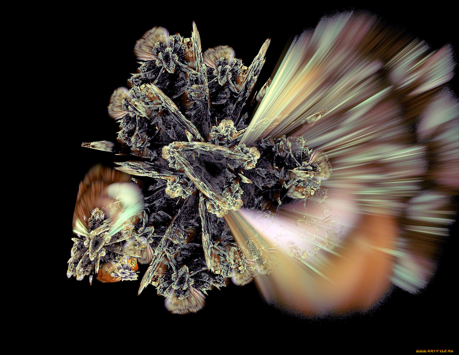 3д, графика, fractal, фракталы, абстракция