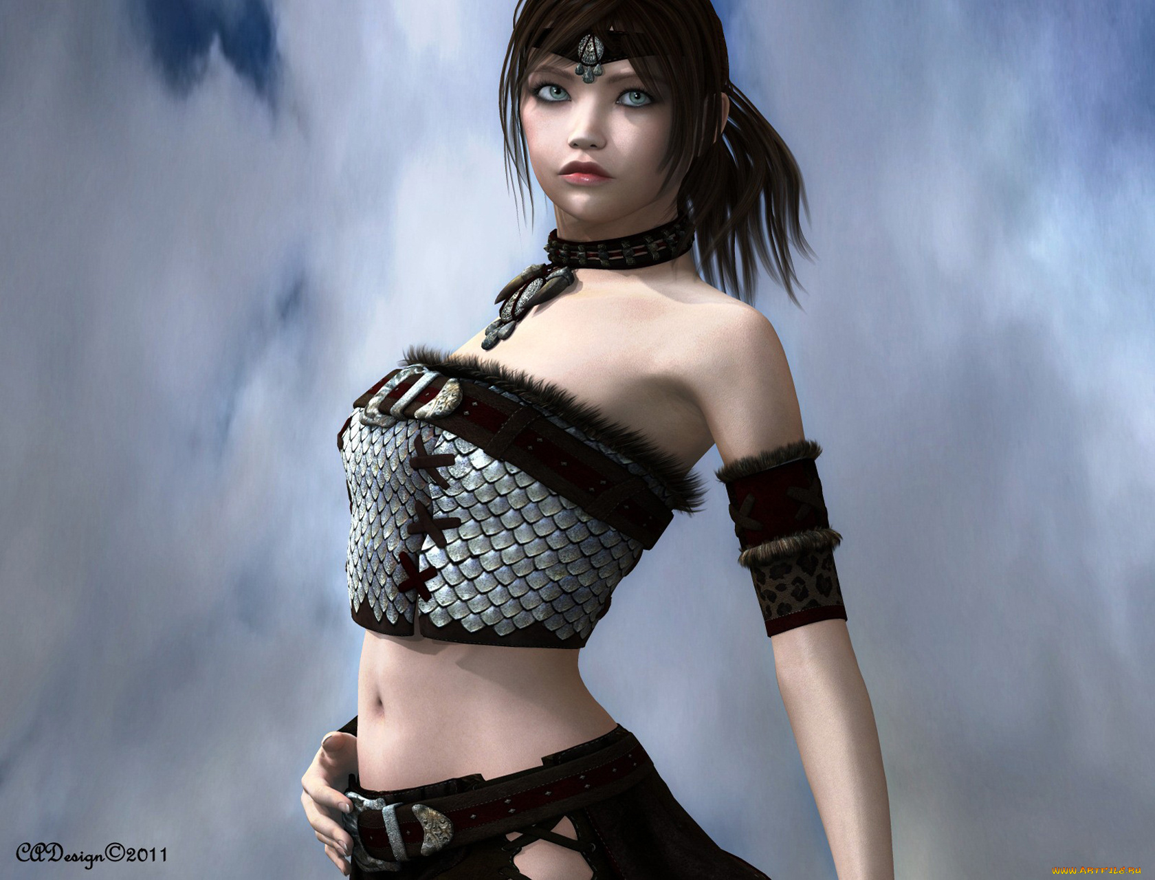 3д, графика, people, люди, девушка, взгляд, глаза