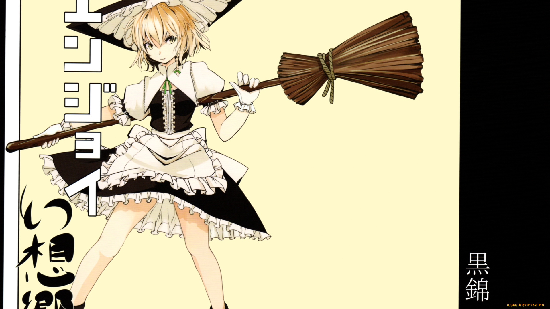 аниме, touhou, мариса, кирисаме