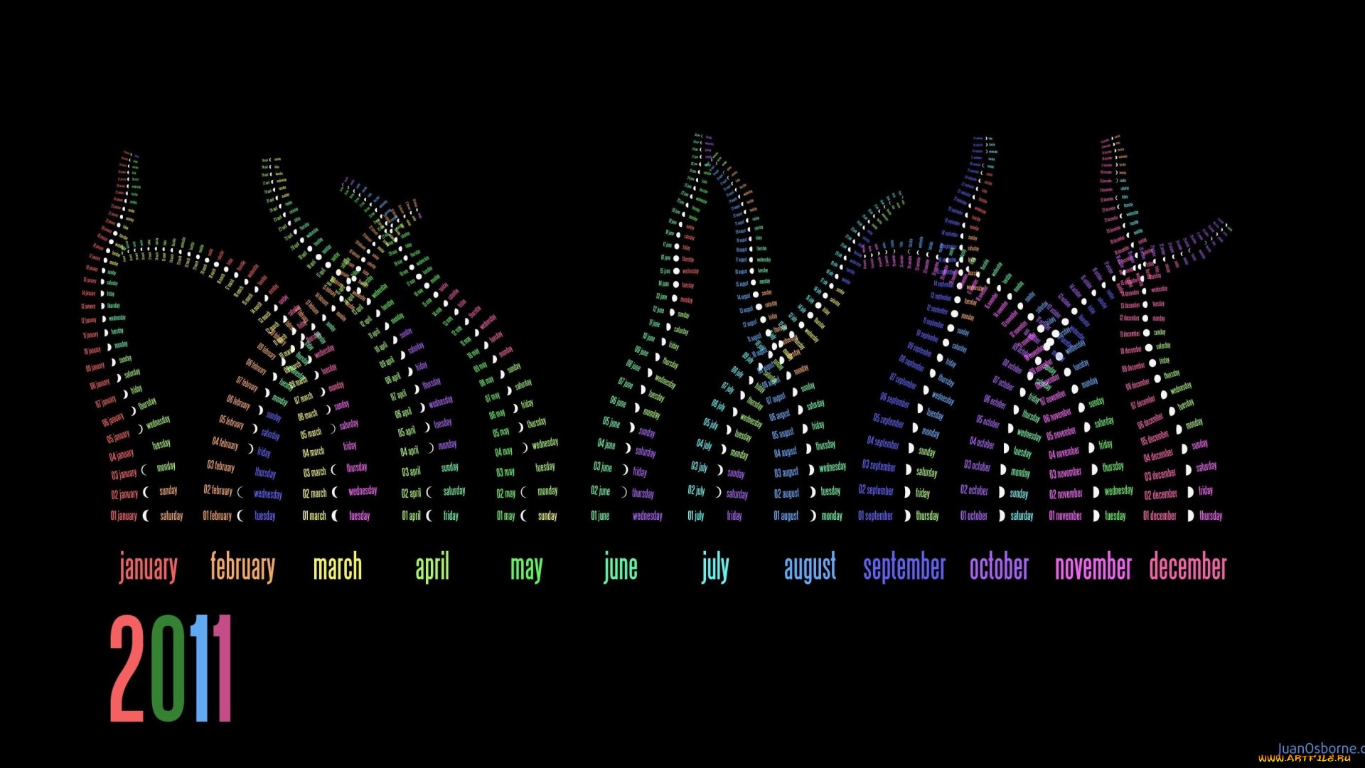 календари, другое, цифры, месяцы