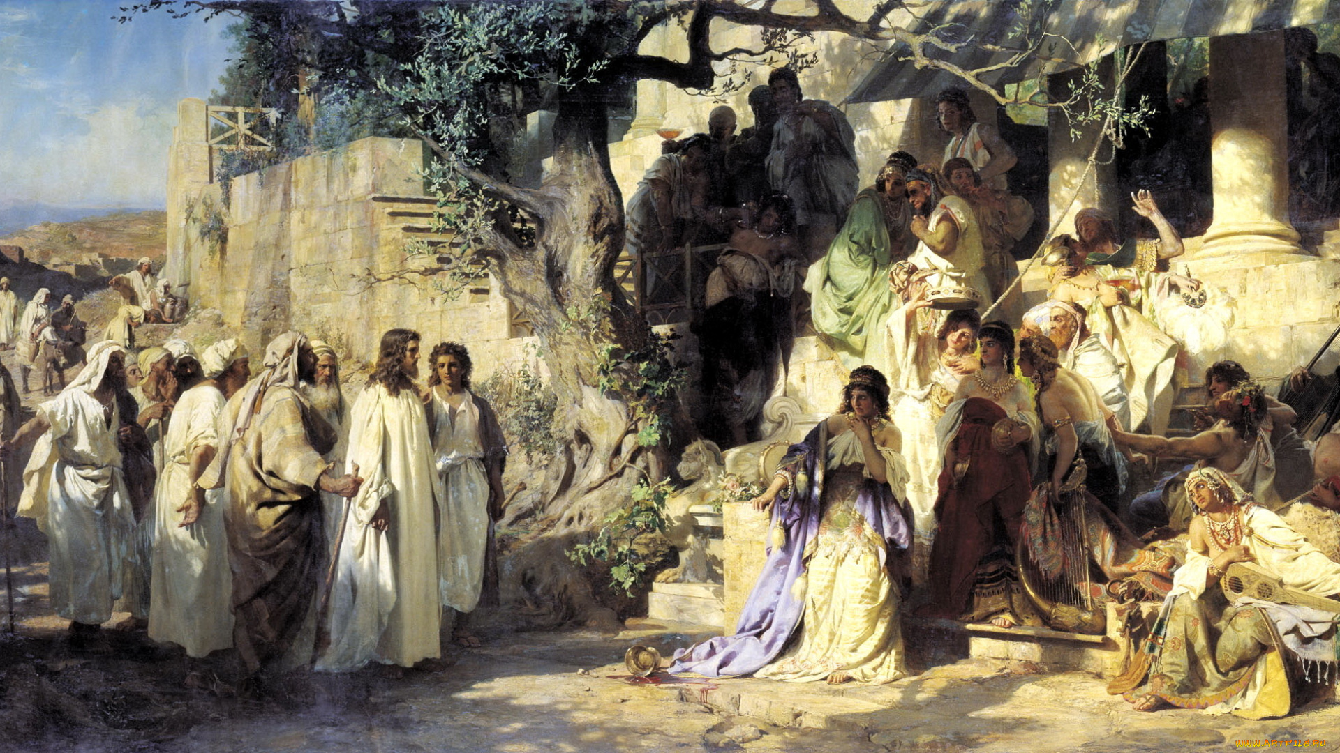 рисованные, живопись, картина