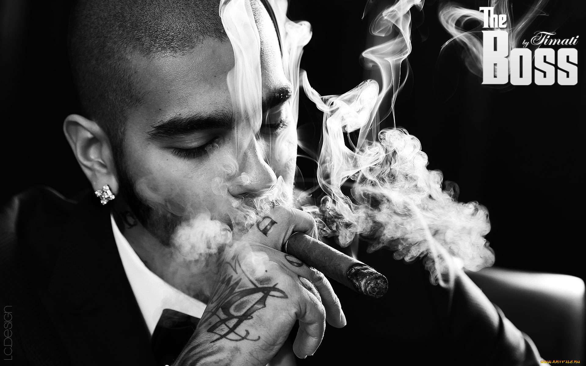 музыка, тимати, сигара, серьга