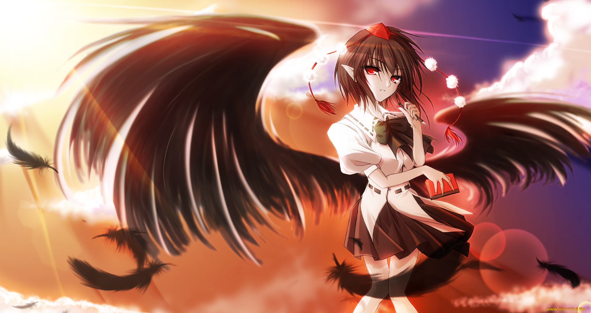 аниме, touhou, айя, шамейиару