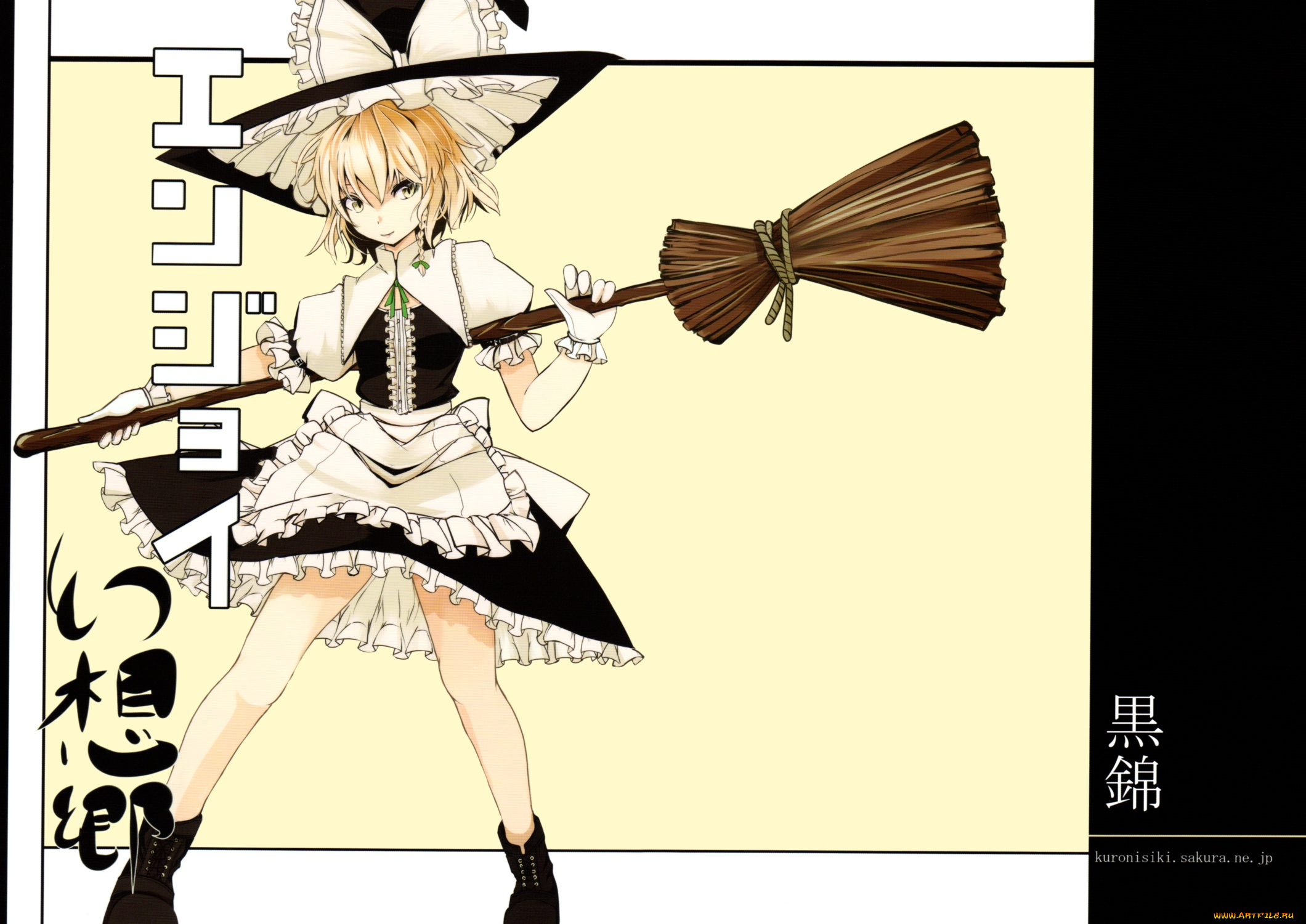 аниме, touhou, мариса, кирисаме