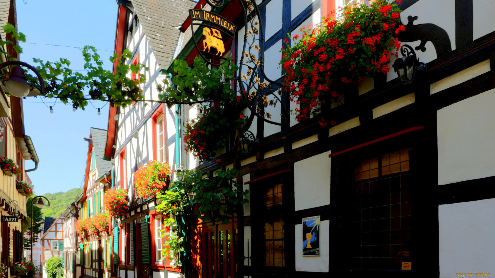 германия, ункель, города, улицы, площади, набережные