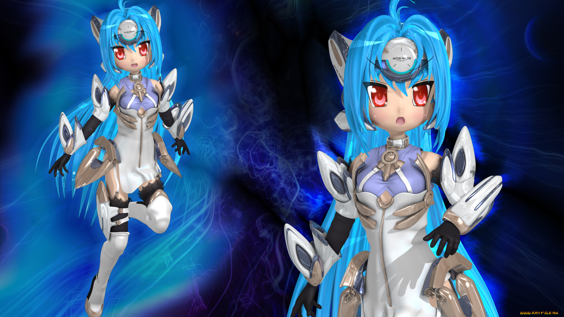 3д, графика, anime, аниме, крилья, девушки