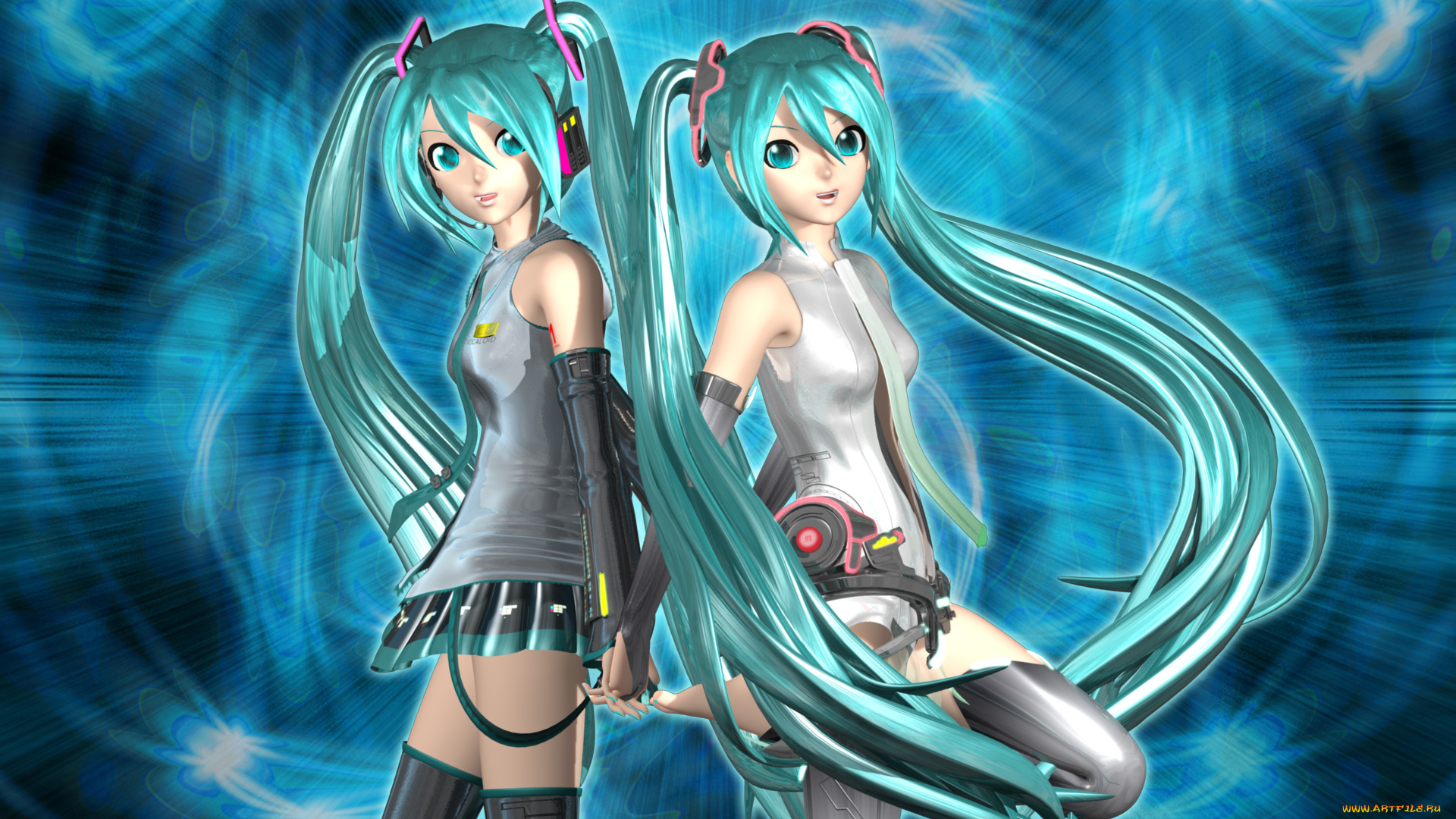 3д, графика, anime, аниме, vocaloid