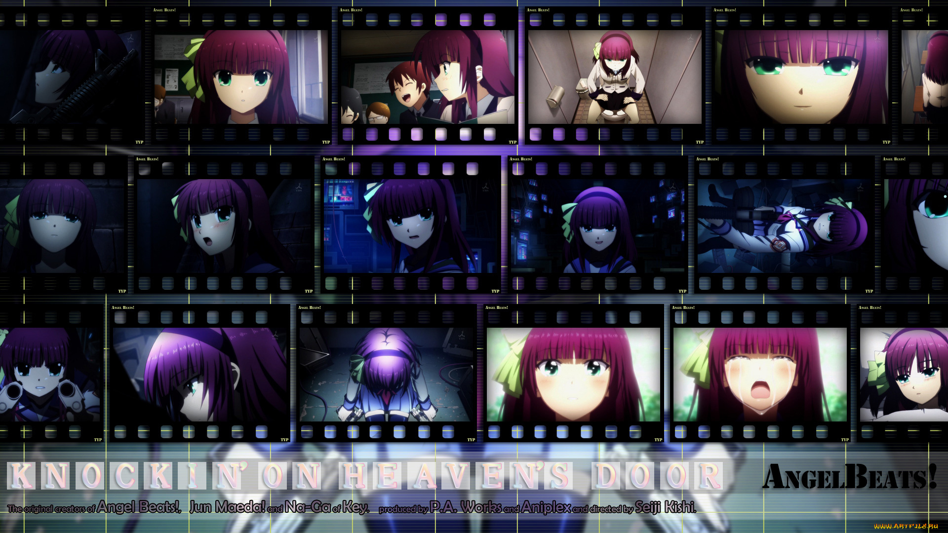 аниме, angel, beats, персонажи
