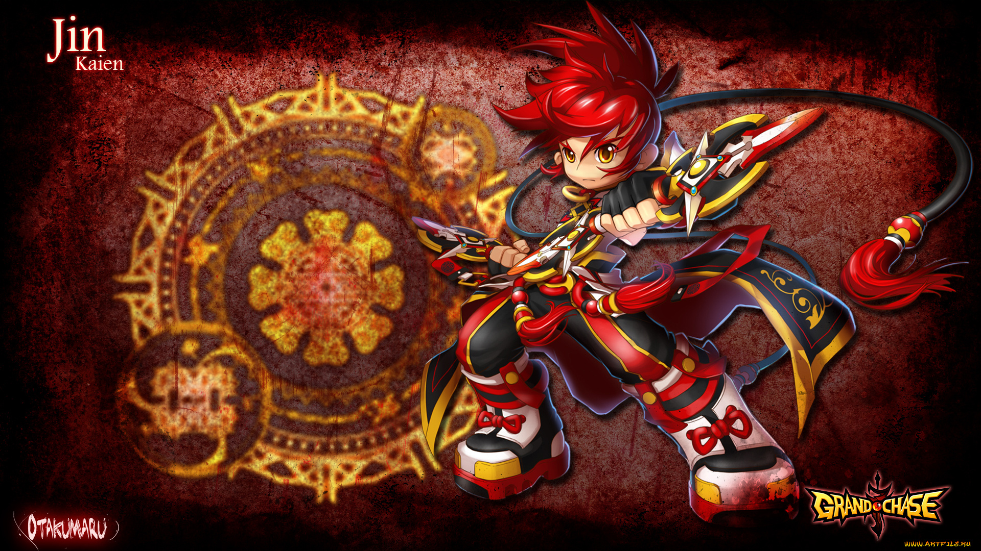 видео, игры, grand, chase, плащ, стойка, парень