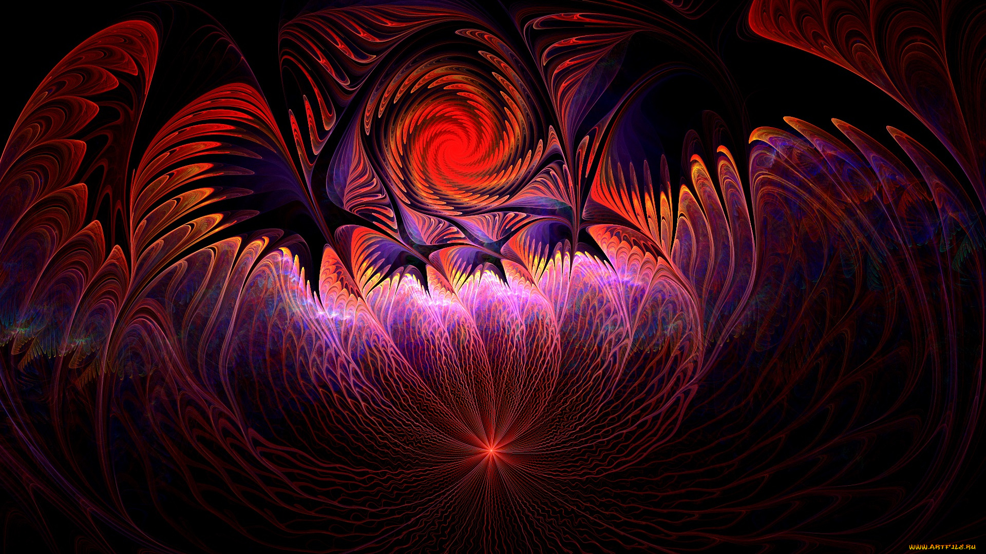 3д, графика, фракталы, , fractal, цвета, узор, фон
