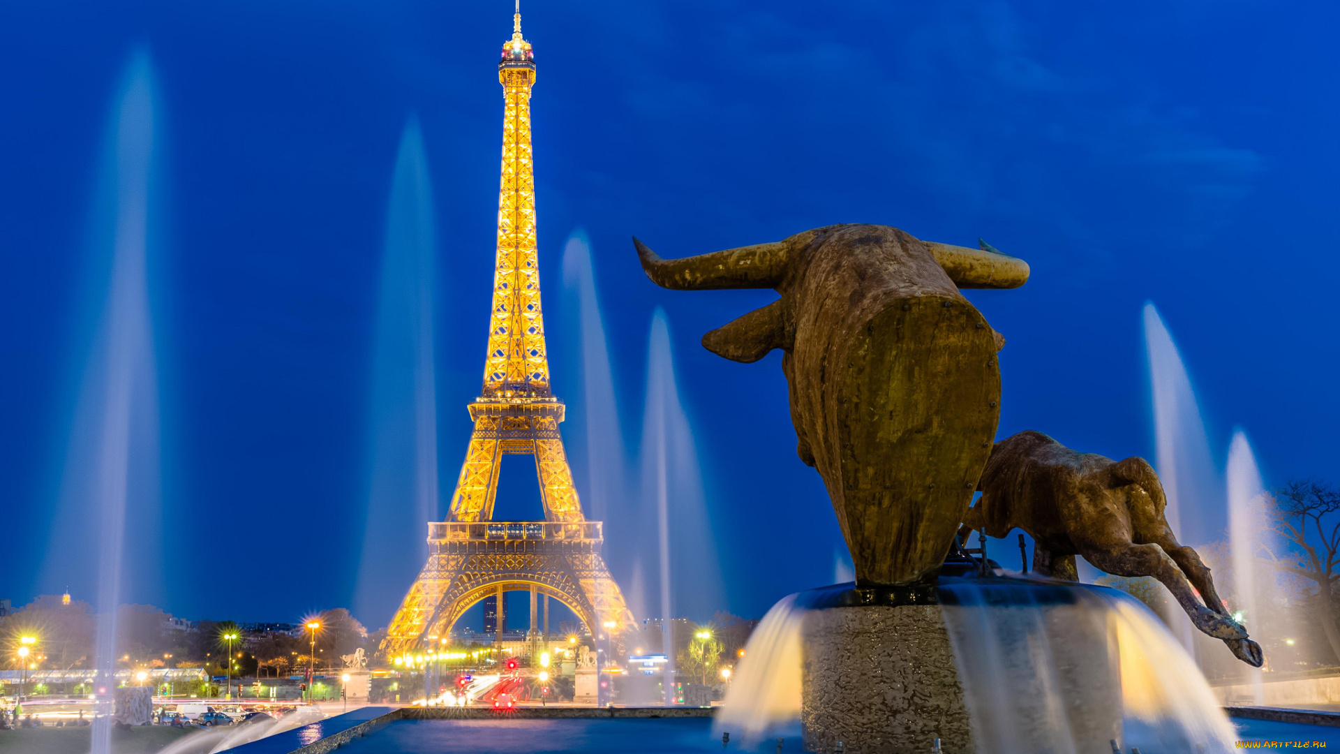 города, париж, , франция, paris, париж, трокадеро