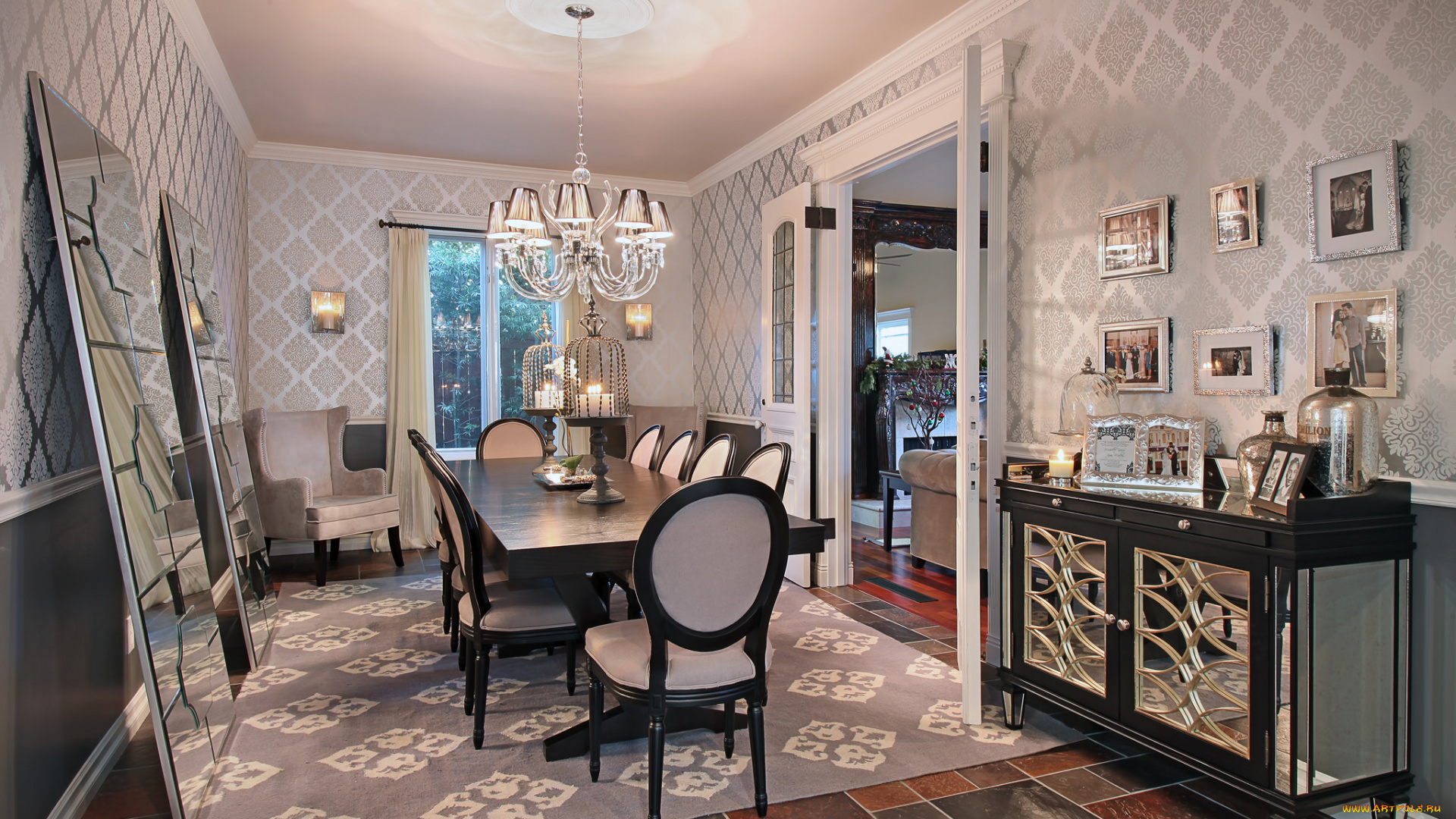 интерьер, столовая, мебель, дизайн, стиль