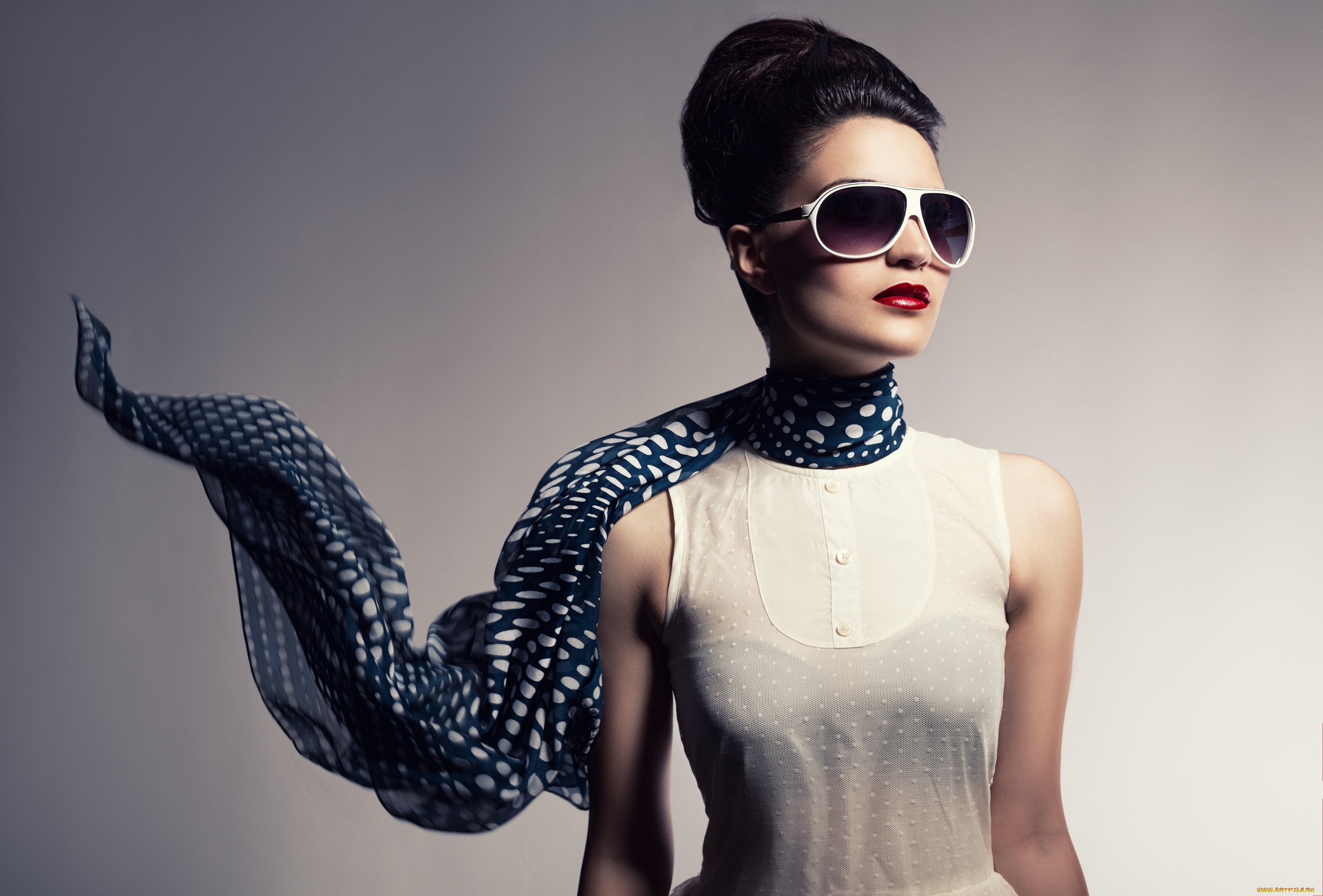 девушки, -unsort, , брюнетки, , шатенки, шарф, шатенка, девушка, очки