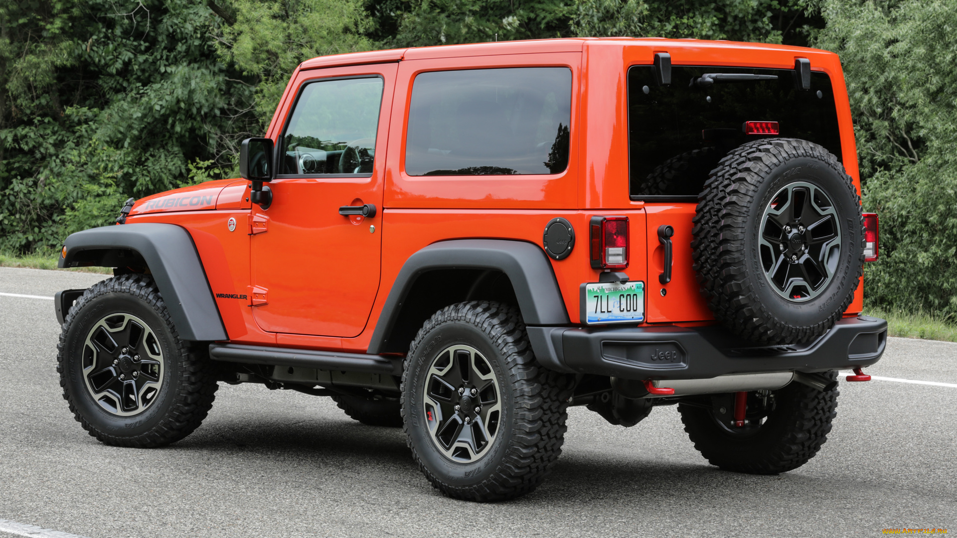 автомобили, jeep, 2015г, hard, rock, jk, красный, wrangler