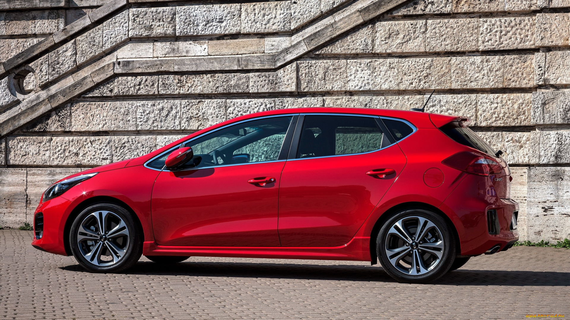 автомобили, kia, line, gt, ceed, красный, 2015г, jd