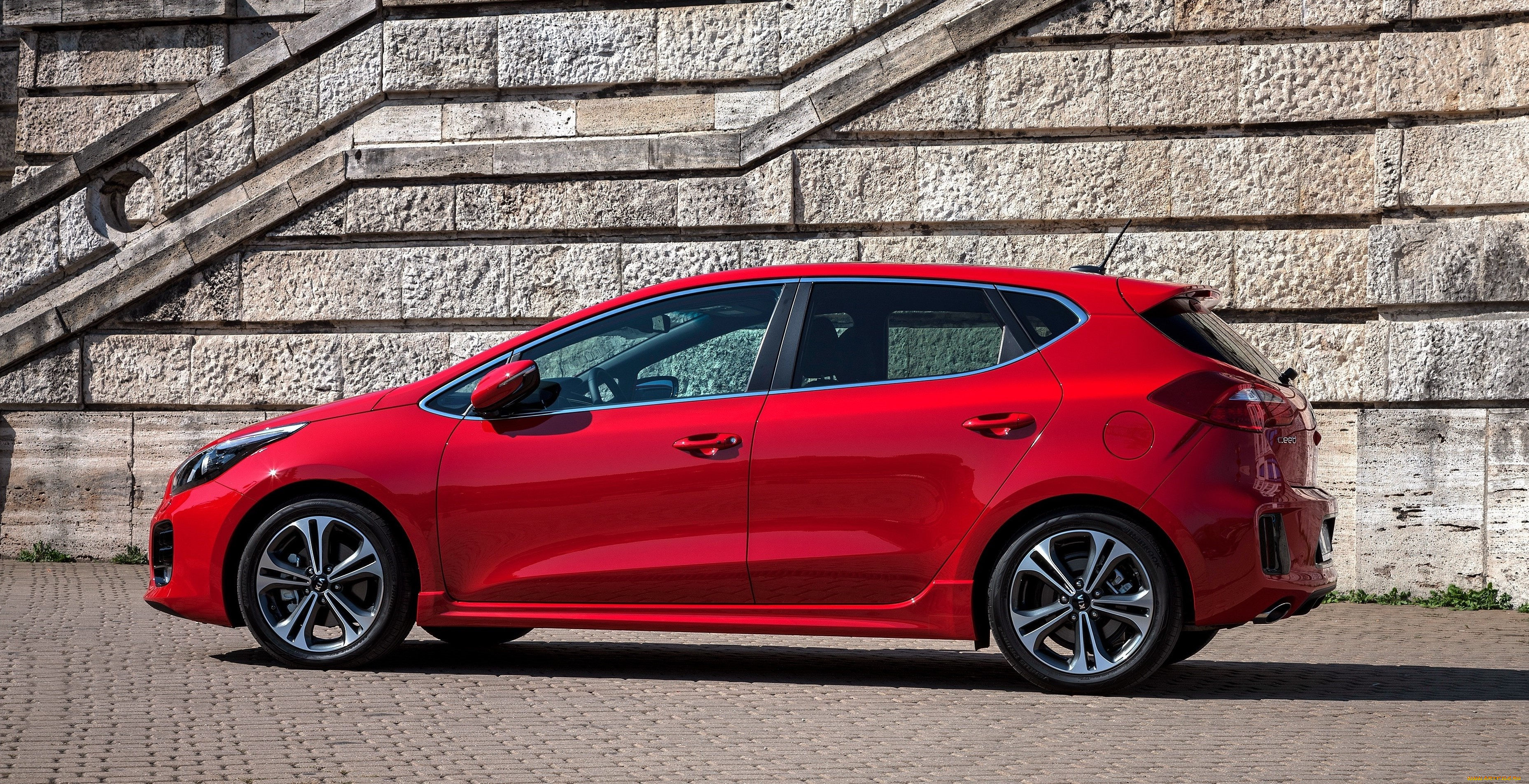 автомобили, kia, line, gt, ceed, красный, 2015г, jd