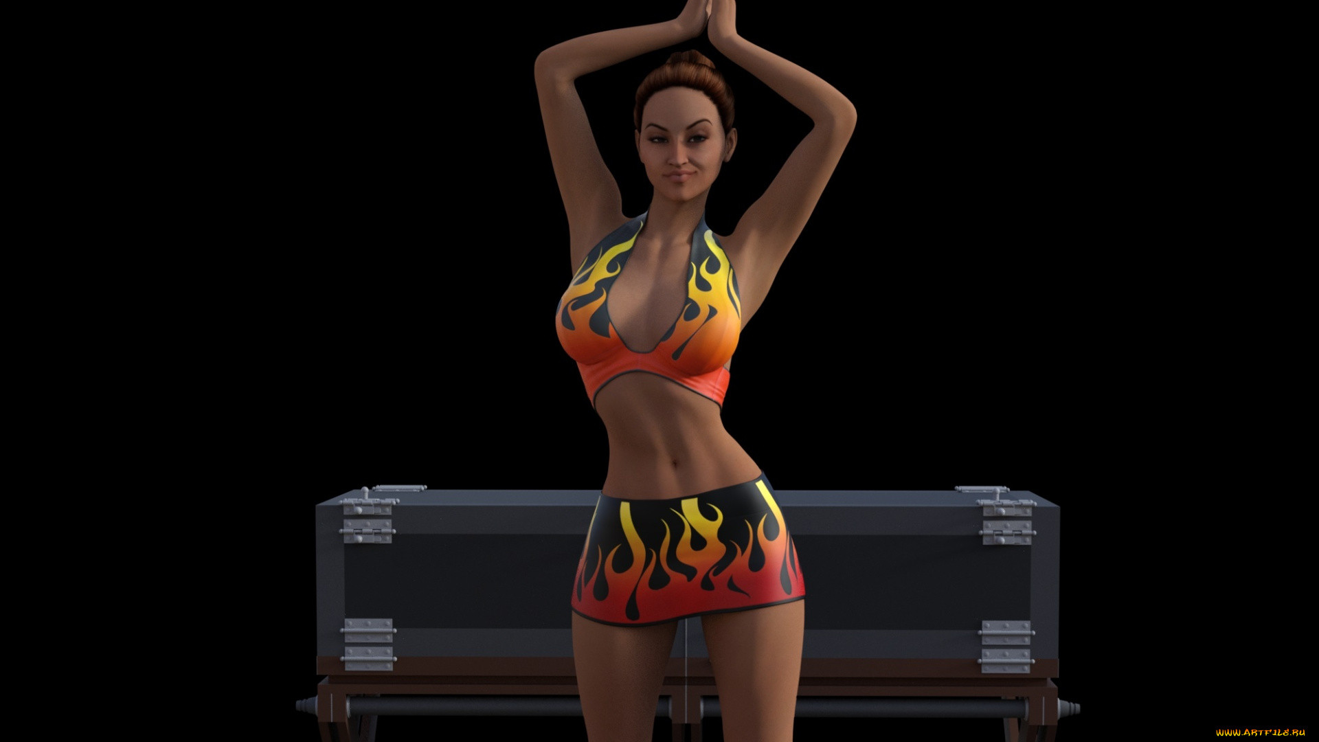 3д, графика, люди, , people, девушка, взгляд, фон