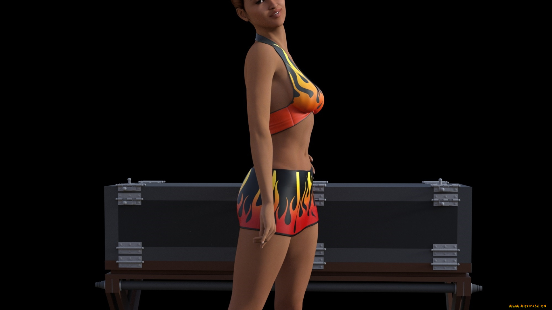 3д, графика, люди, , people, девушка, взгляд, фон