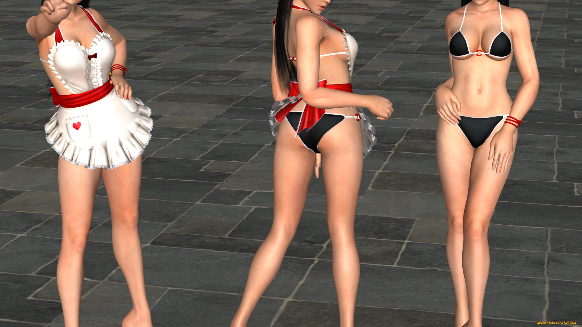 3д, графика, люди, , people, девушки, взгляд, фон