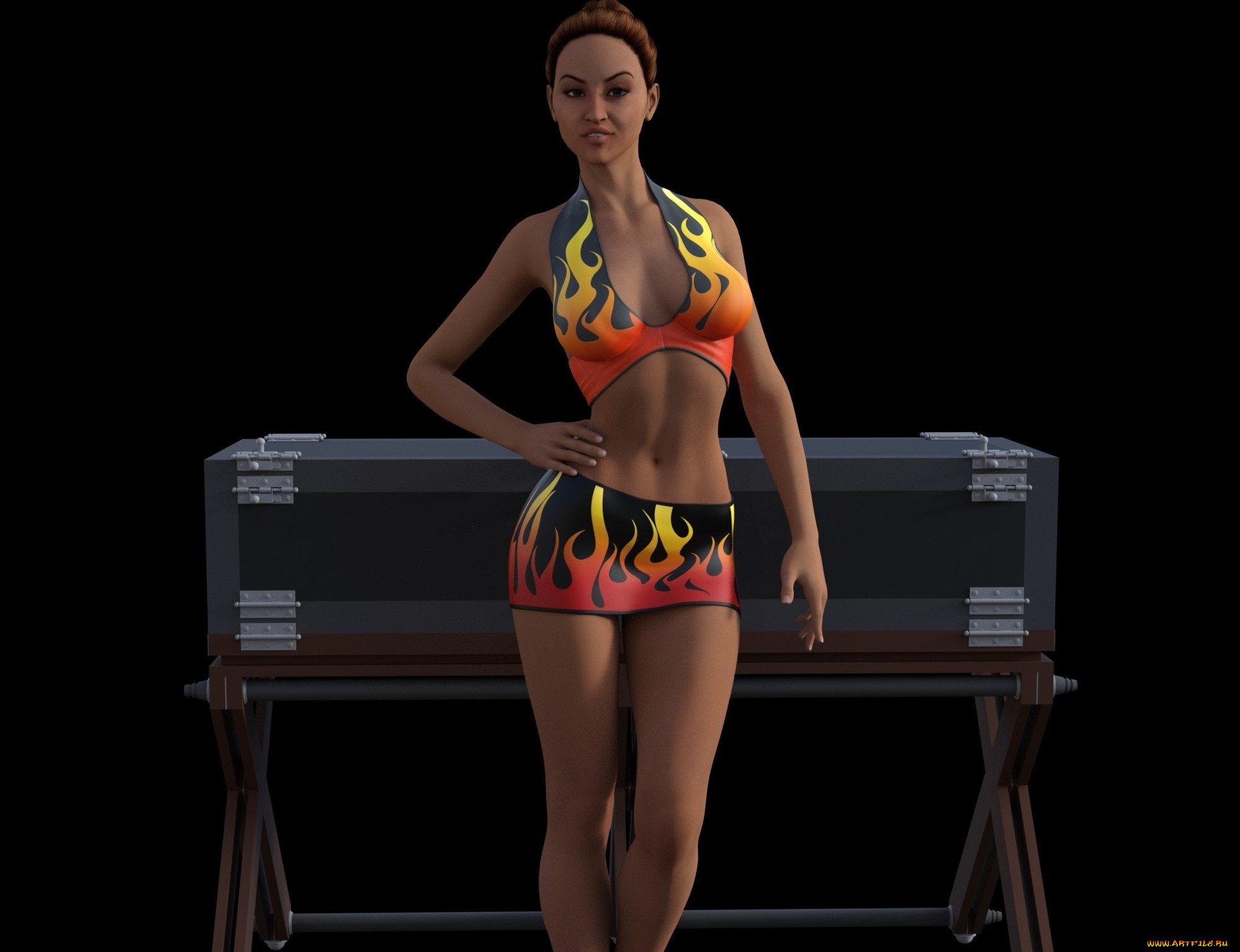 3д, графика, люди, , people, девушка, взгляд, фон