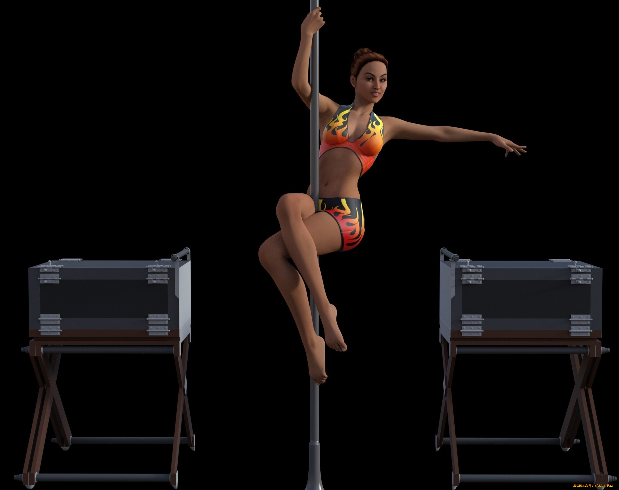 3д, графика, люди, , people, девушка, взгляд, фон