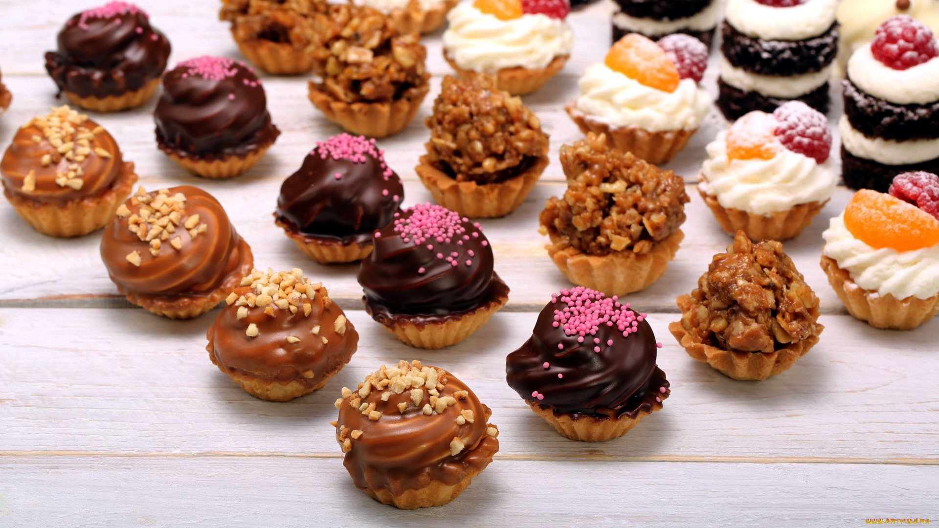 еда, пирожные, , кексы, , печенье, кексы, ассорти, много