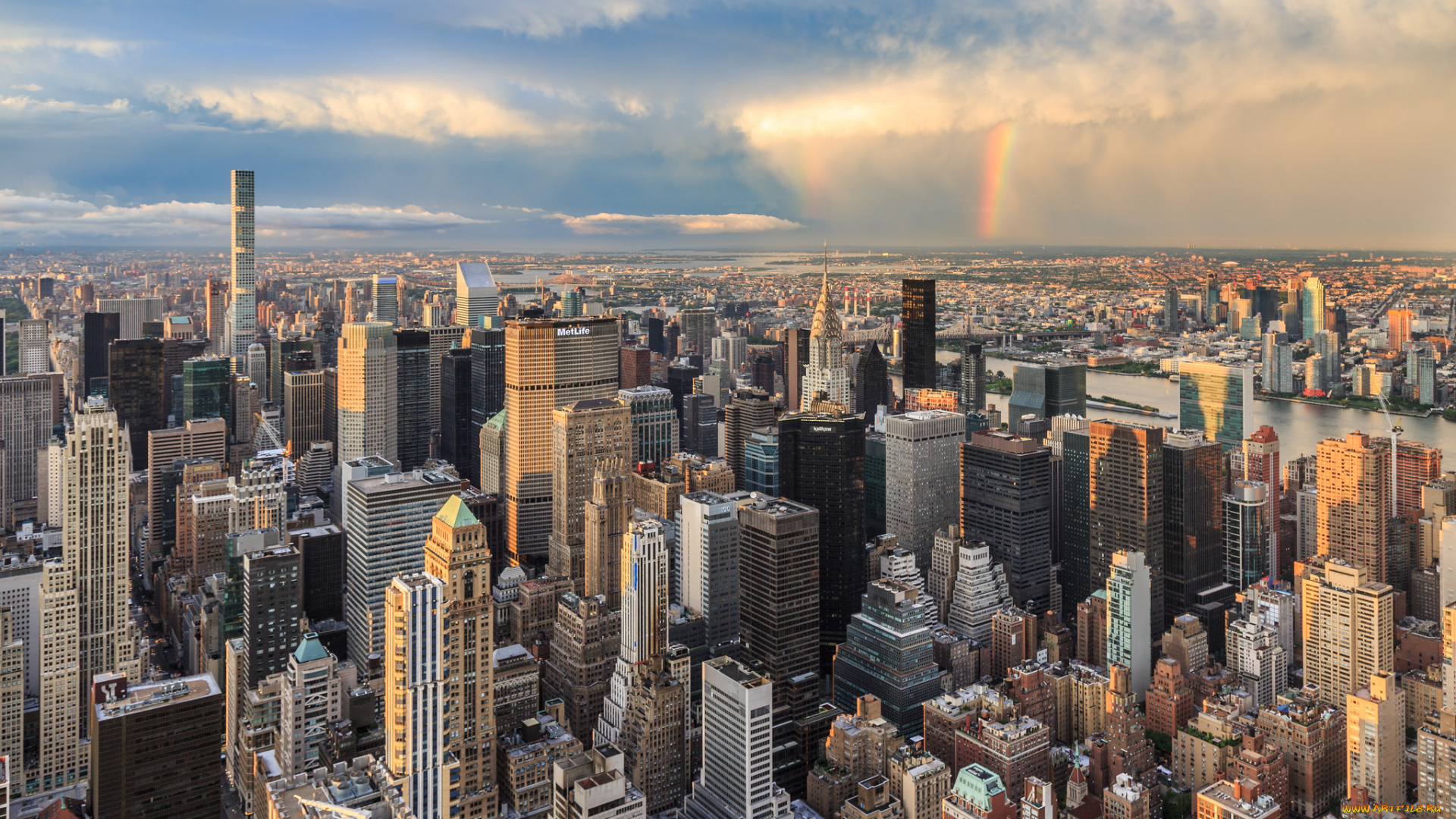 new, york, city, города, нью-йорк, , сша, панорама, небоскребы