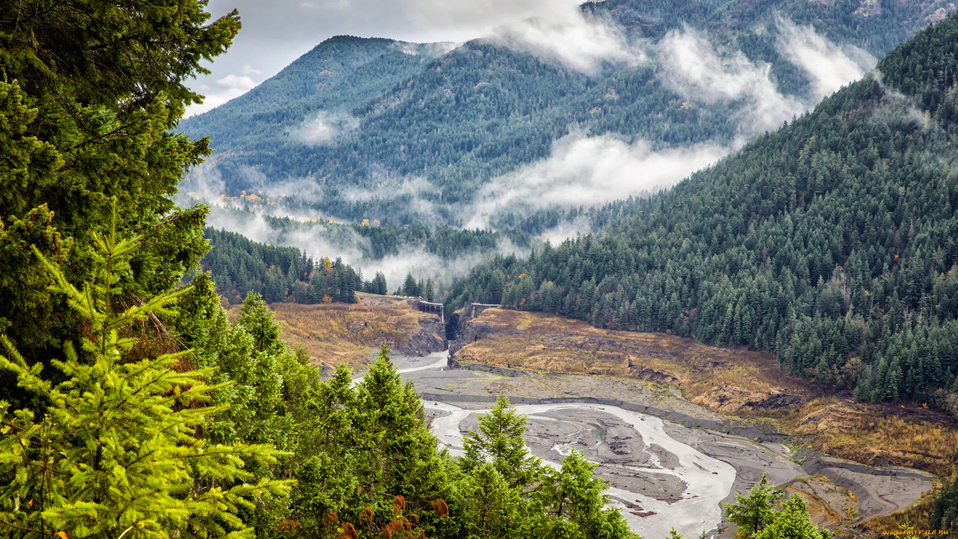 природа, горы, простор