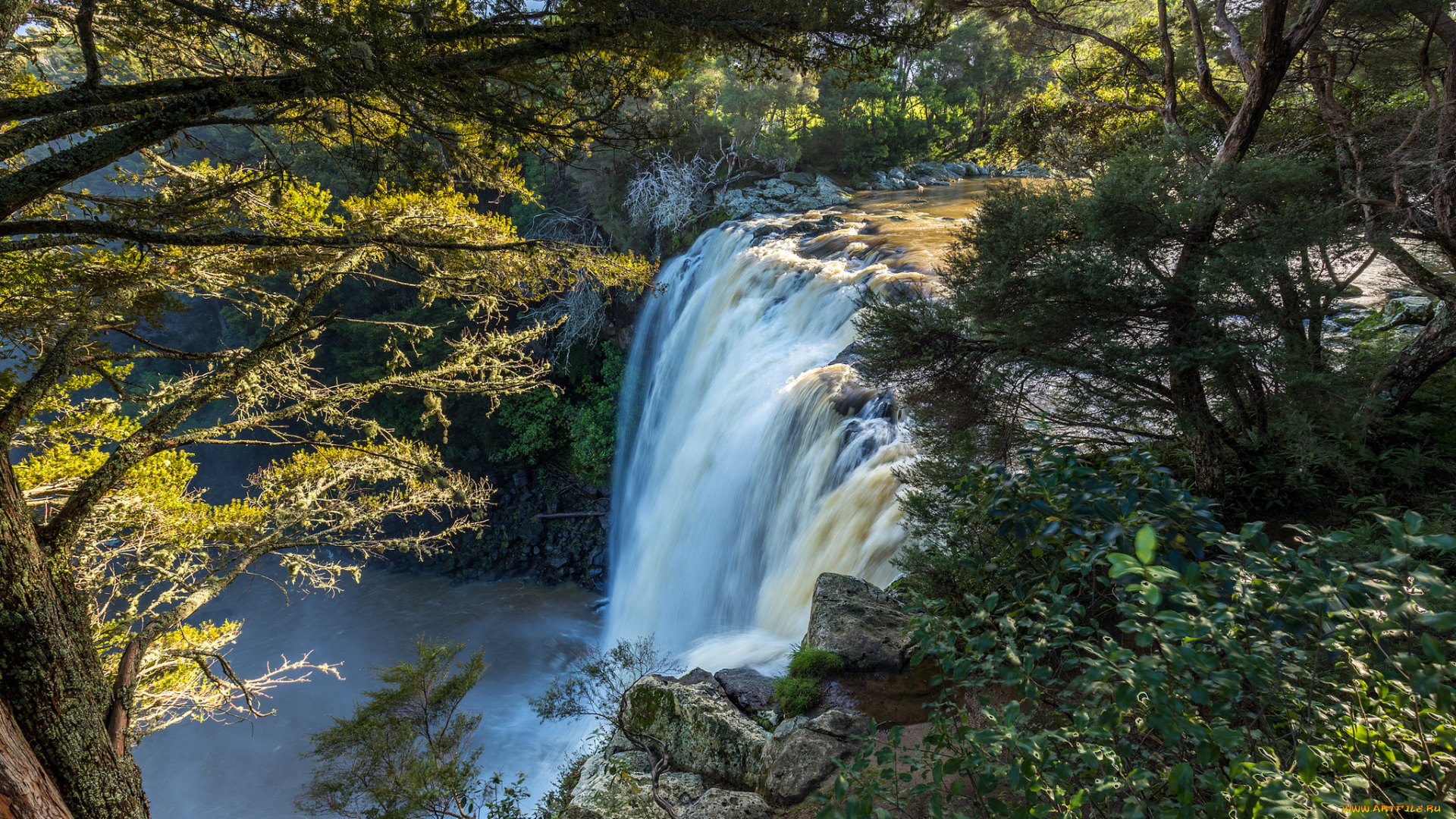 природа, водопады, простор