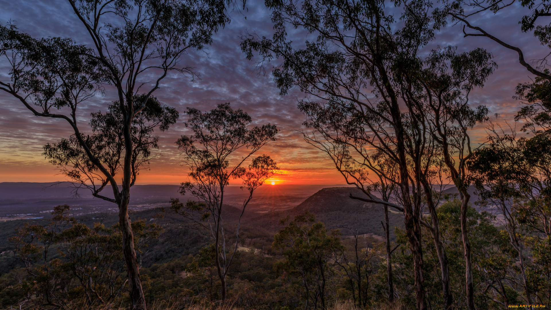 природа, восходы, закаты, простор
