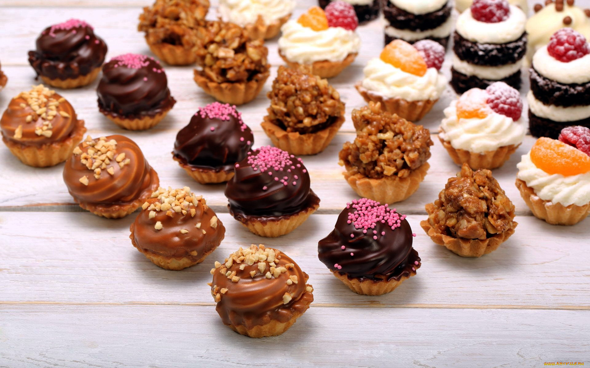 еда, пирожные, , кексы, , печенье, кексы, ассорти, много