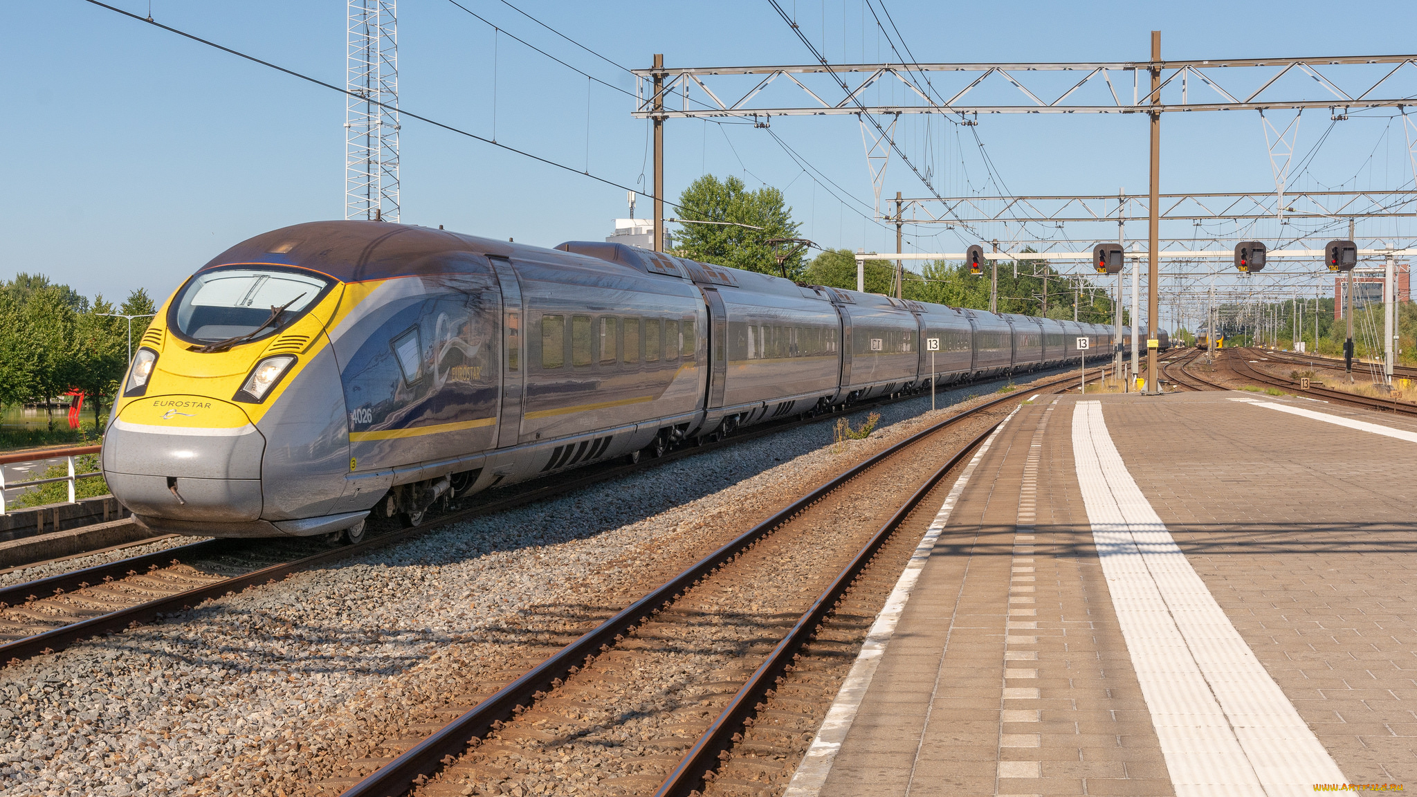 техника, электровозы, локомотив, состав