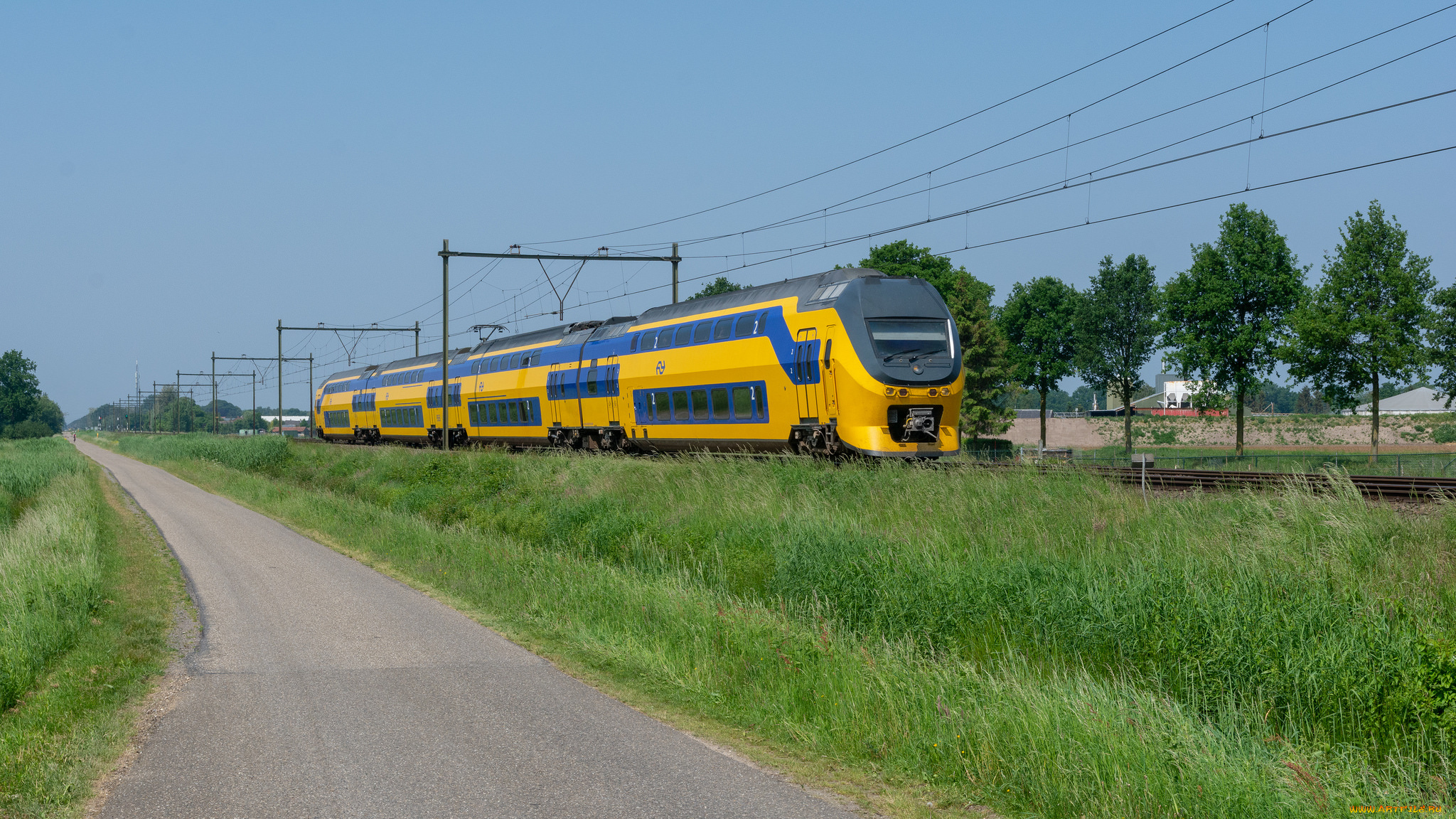 техника, электровозы, локомотив, состав