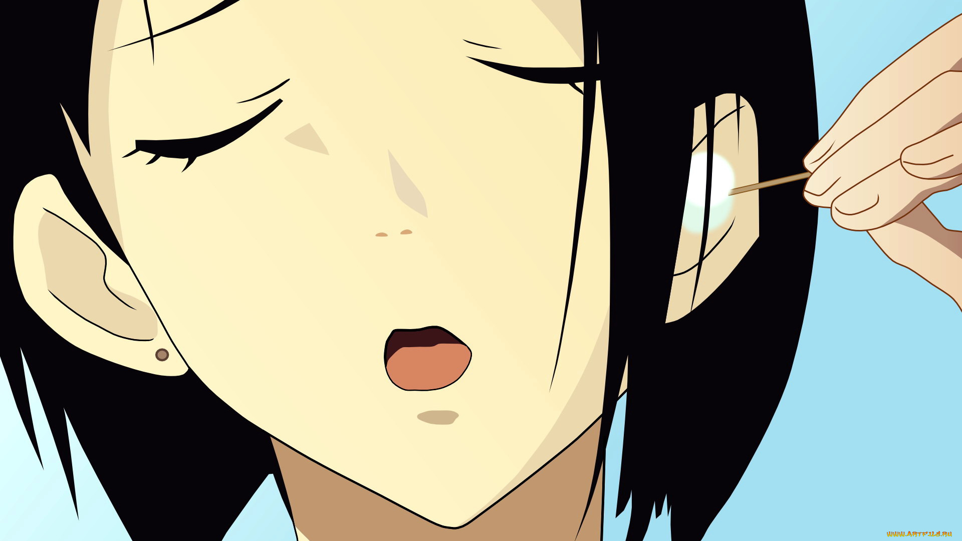 аниме, sayonara, zetsubo, sensei, девушка, лицо, уши