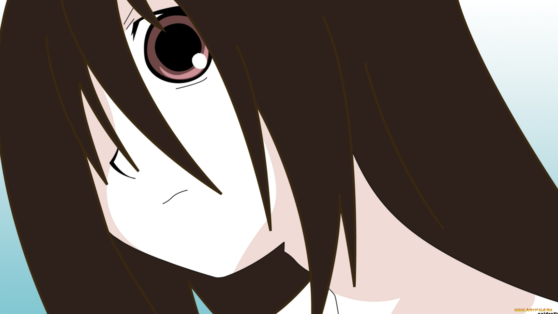 аниме, sayonara, zetsubo, sensei, лицо, девочка