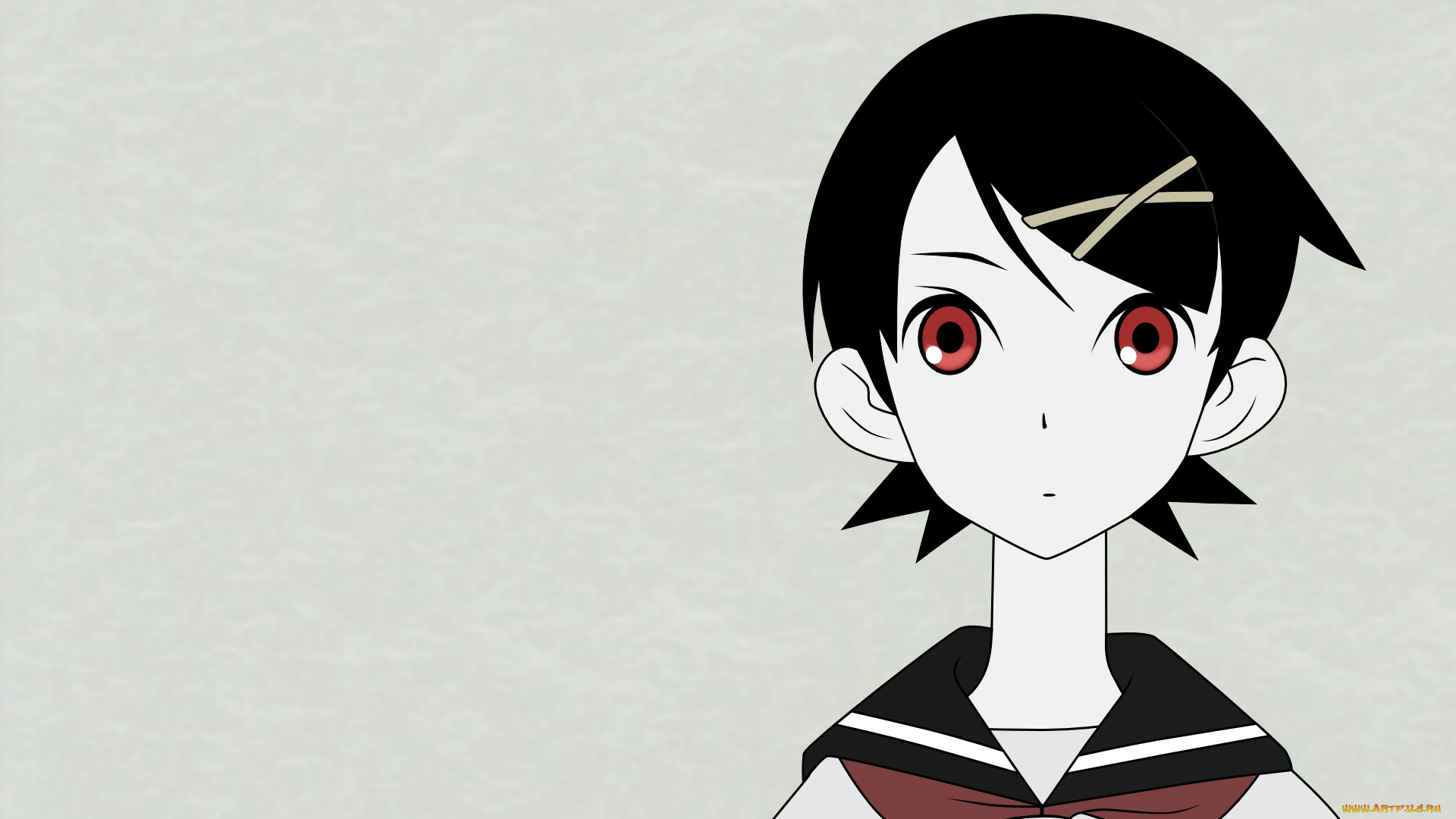 аниме, sayonara, zetsubo, sensei, лицо, девочка