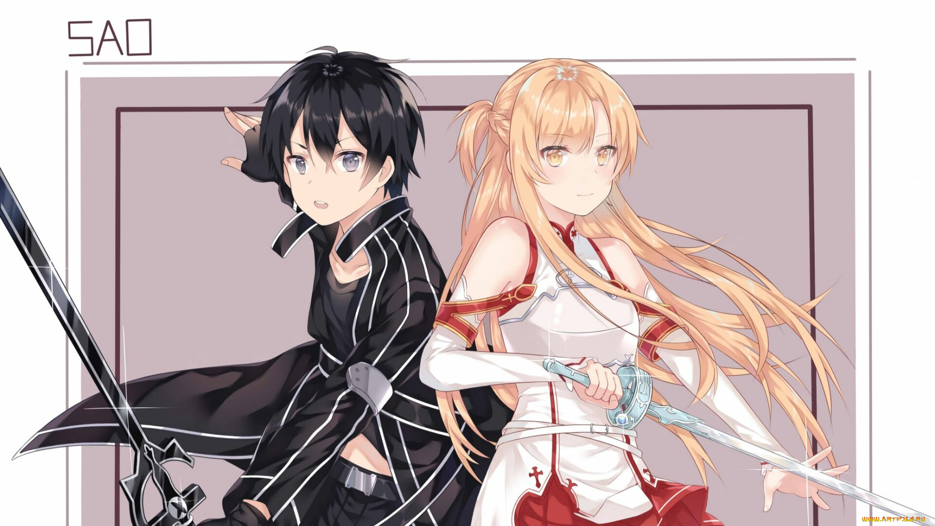аниме, sword, art, online, мастера, меча, онлайн