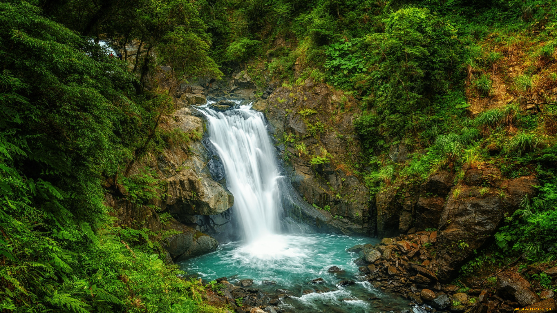 природа, водопады, простор
